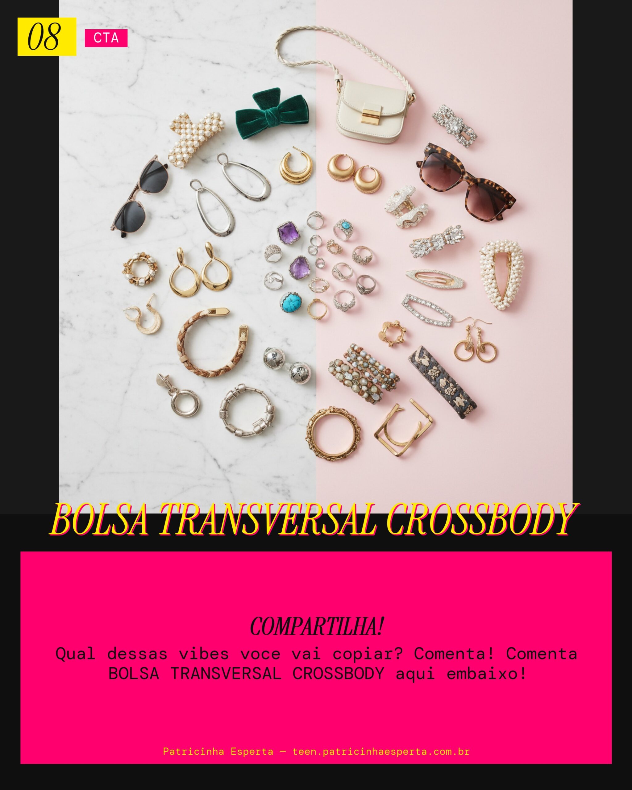 bolsa transversal crossbody