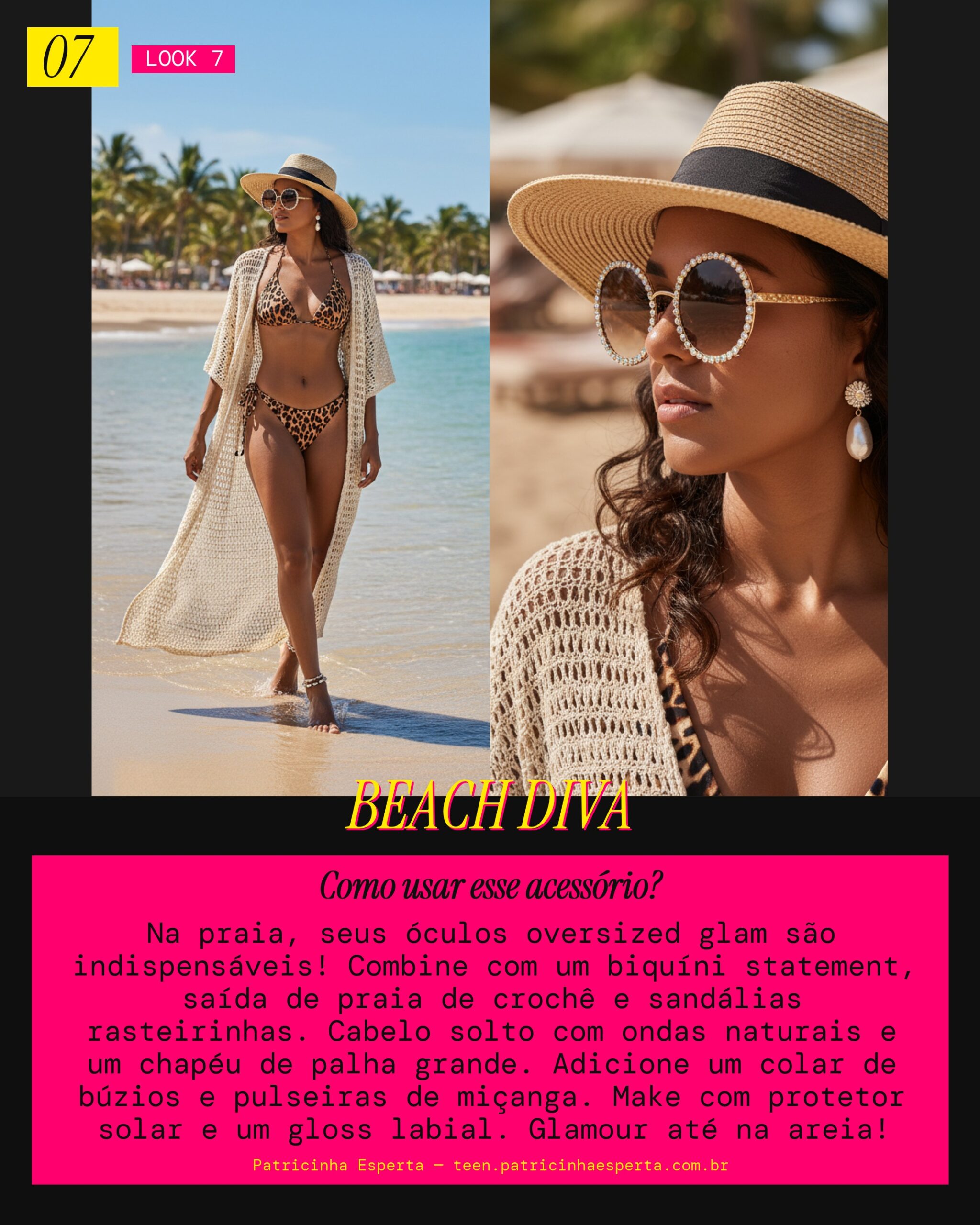 Look 7: Praia Verão Glam