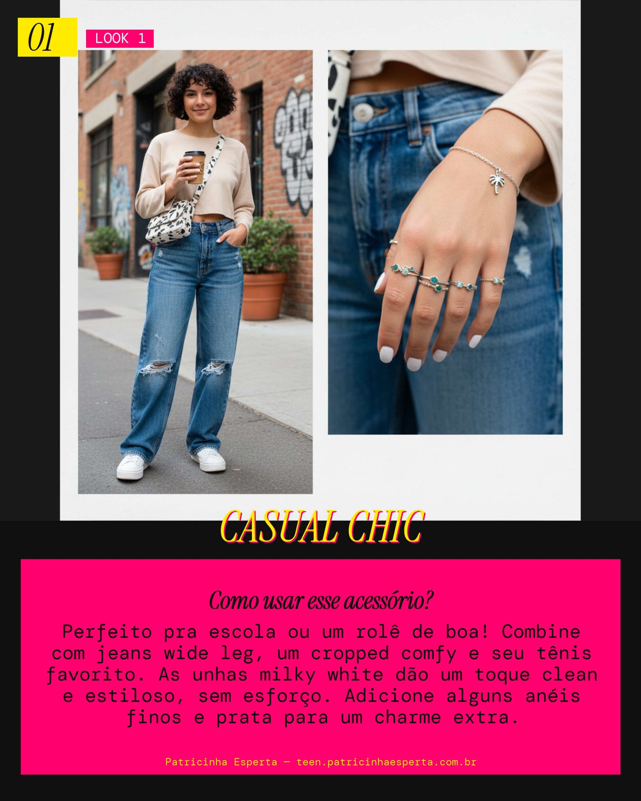 Milky White: Vibe Dia a Dia Casual