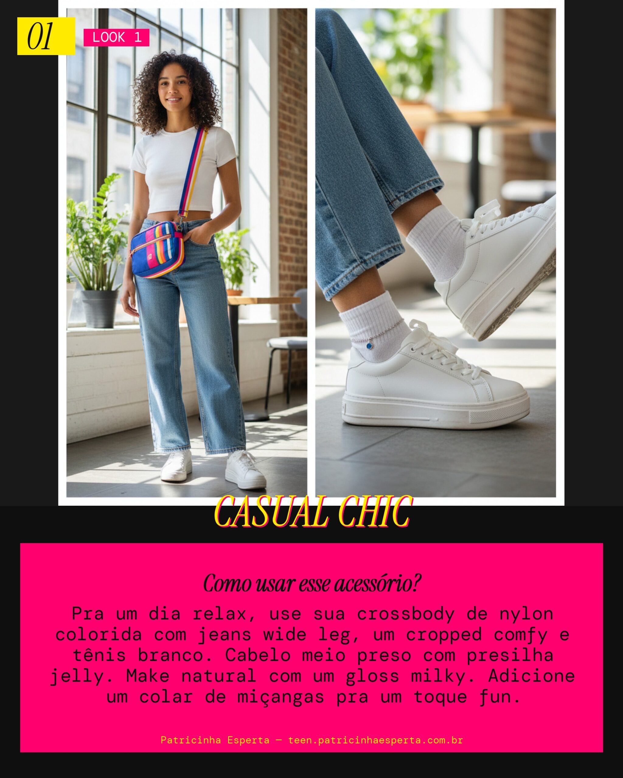 Bolsa transversal para o rolê descomplicado