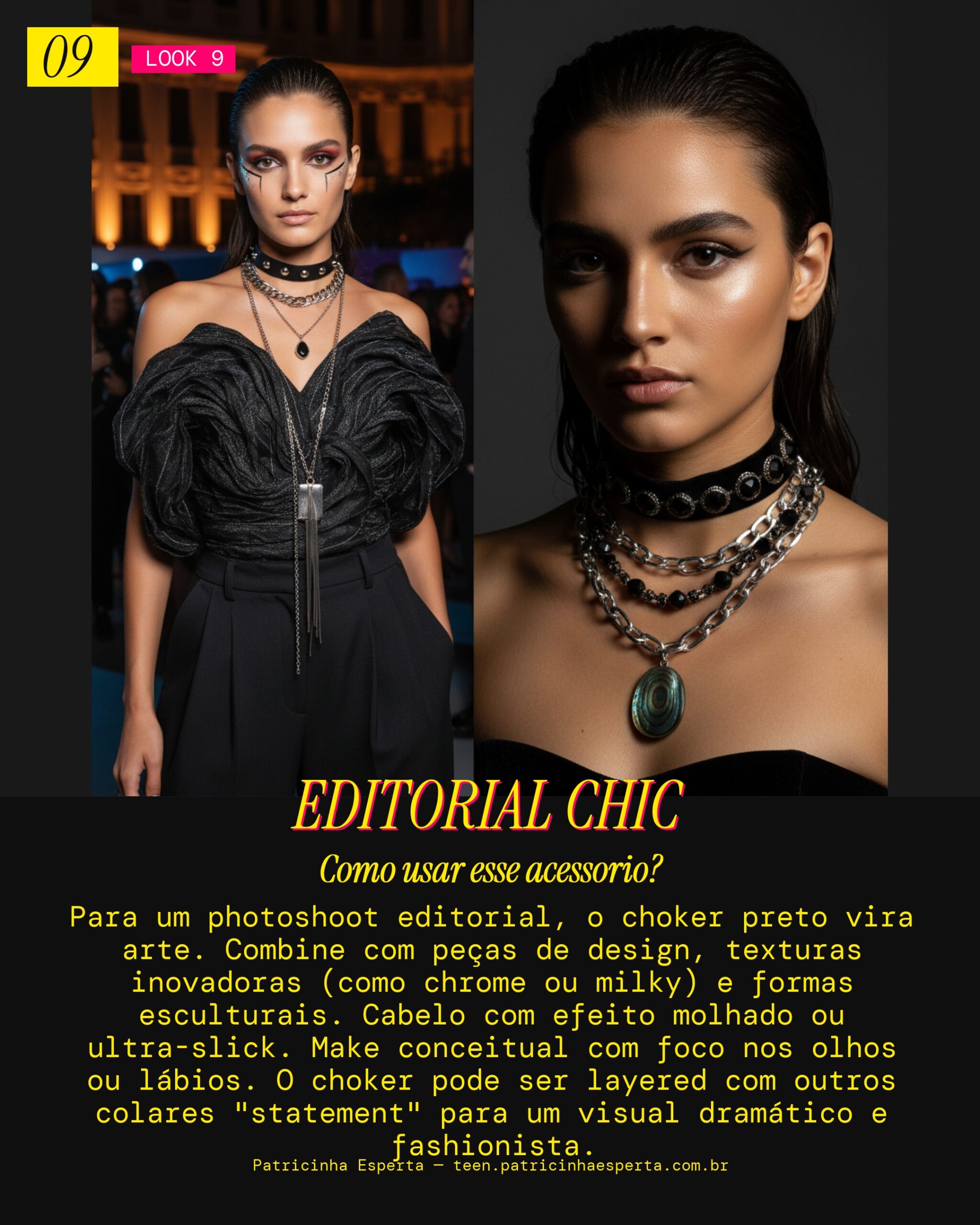 Look 9: Choker para Photoshoot Editorial