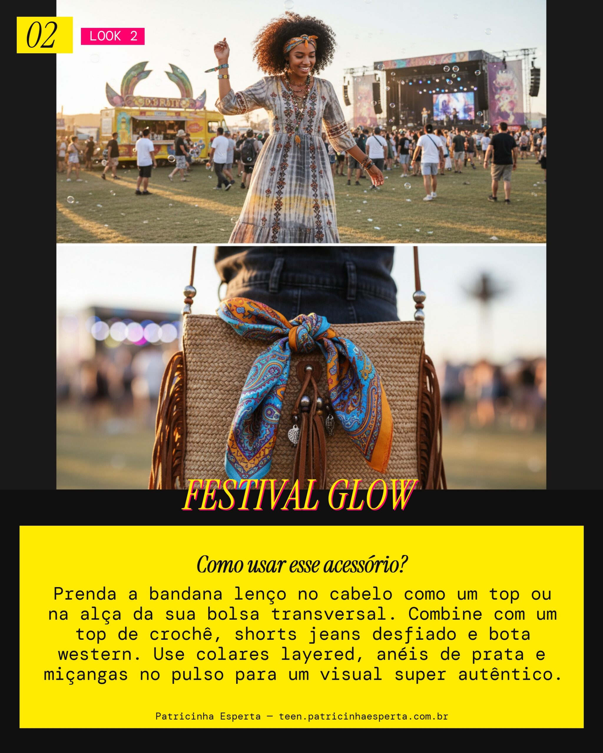 Look 2: Bandana Vibe Festival Descolada