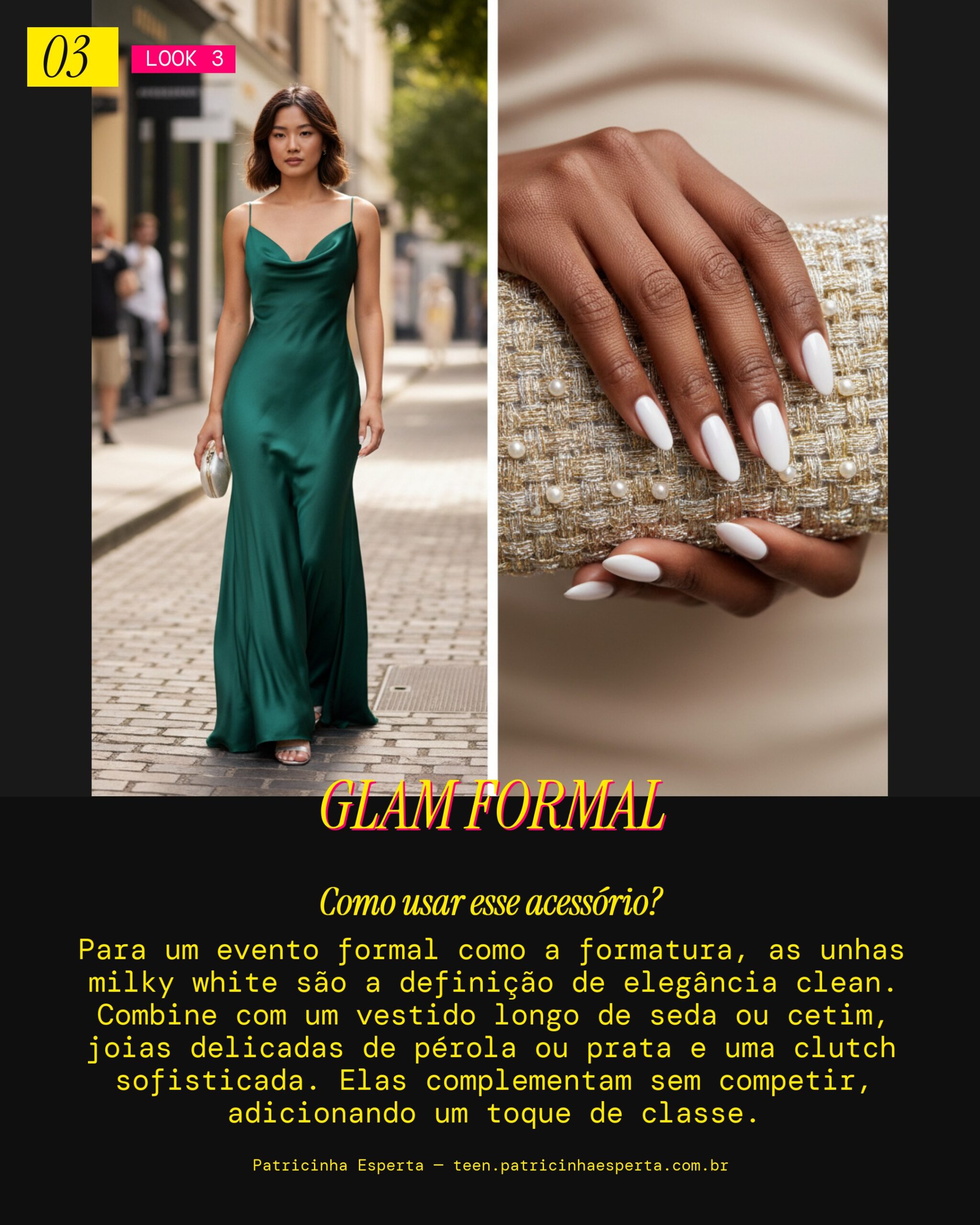 Milky White: Formatura Elegante