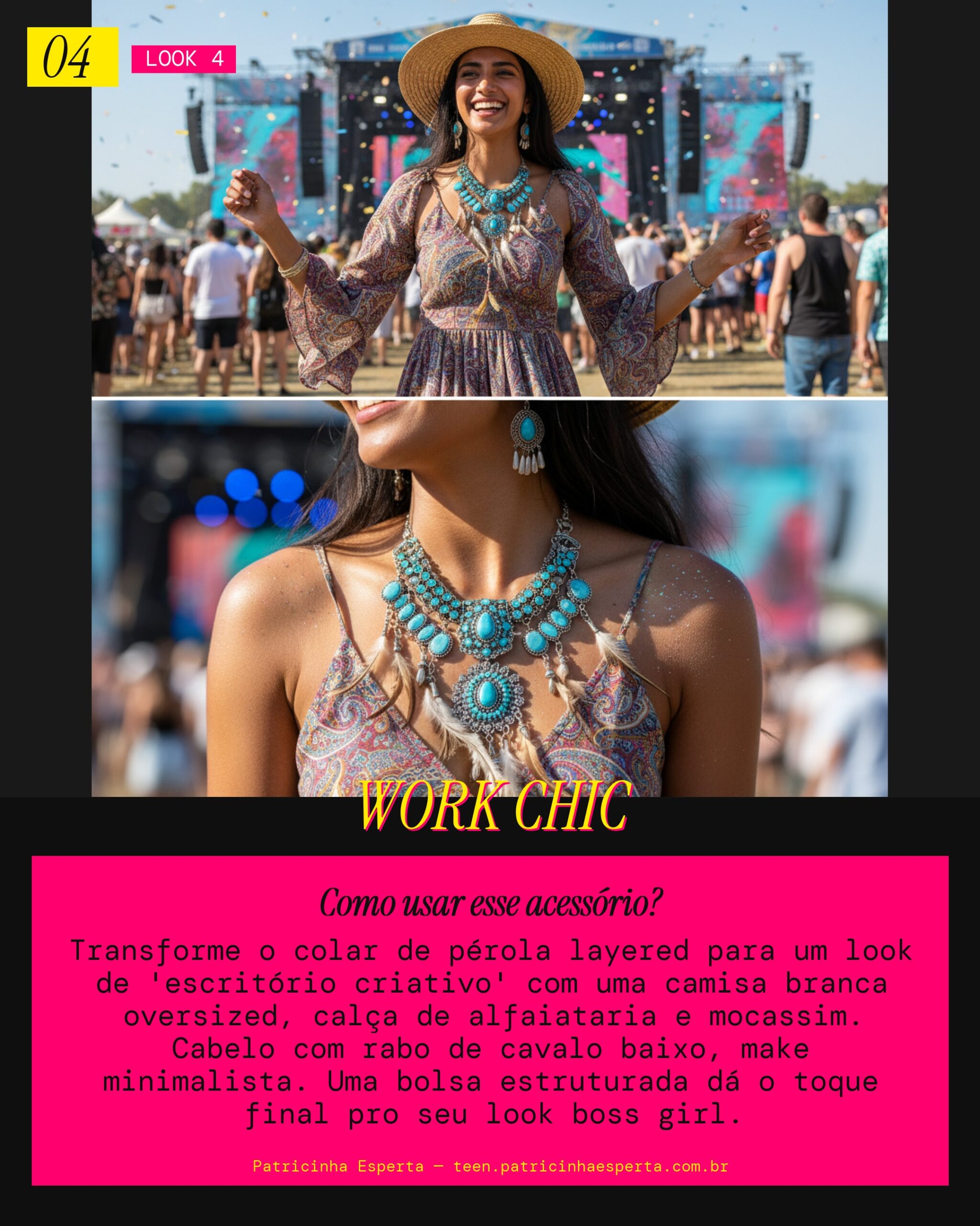 Colar de Pérola Layered: Vibe Escritório Criativo