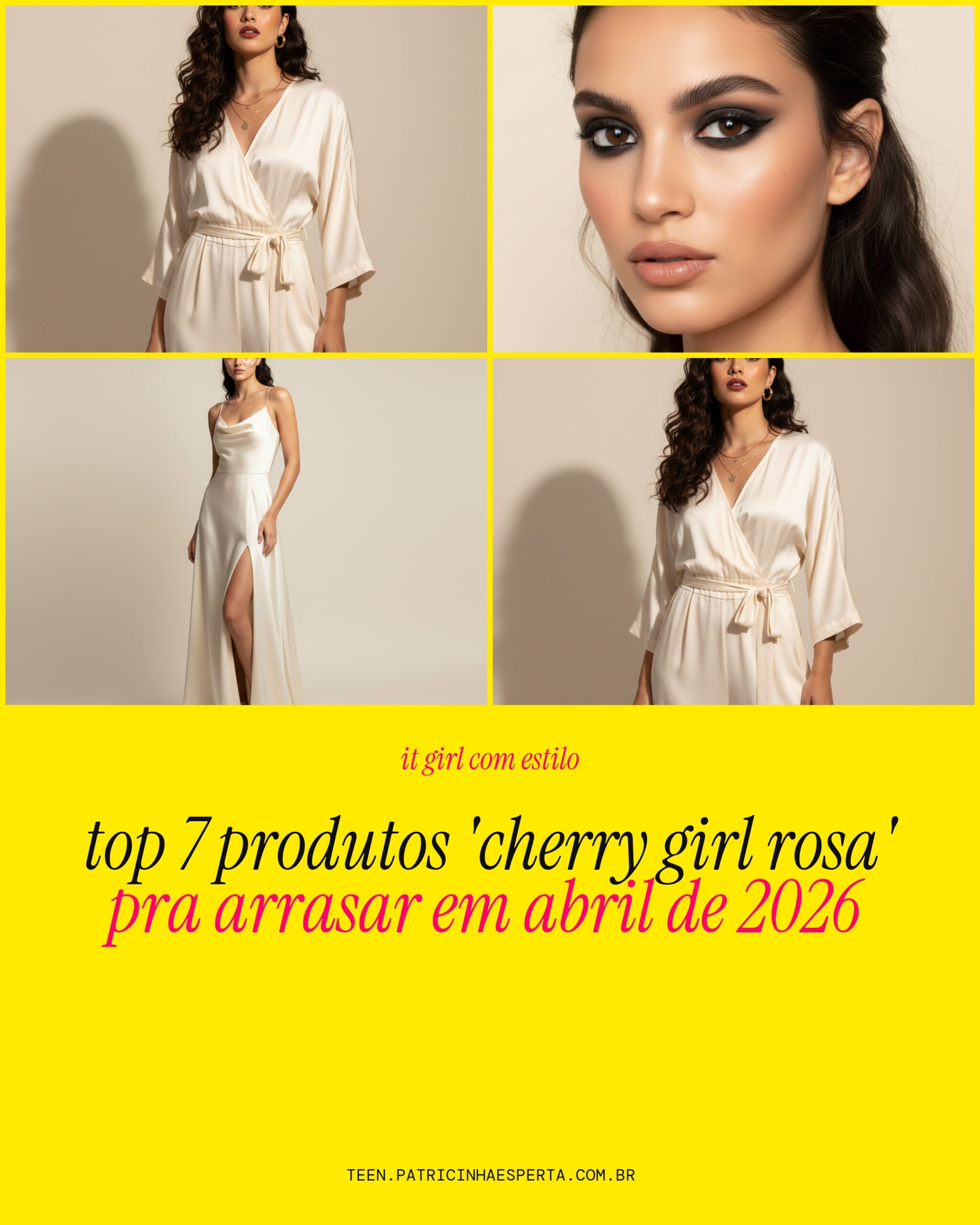 top produtos cherry girl rosa