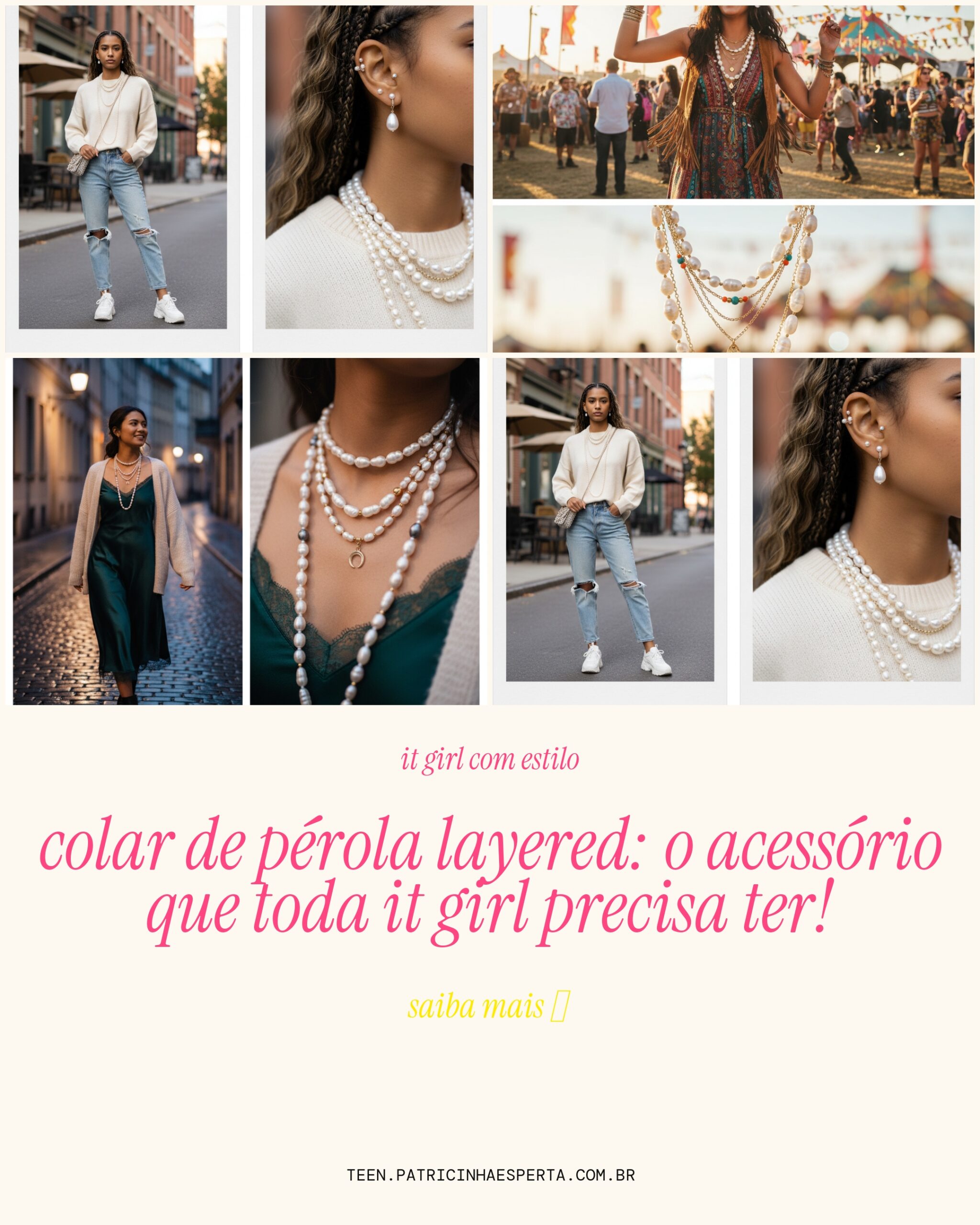 colar de perola layered: dicas pra arrasar