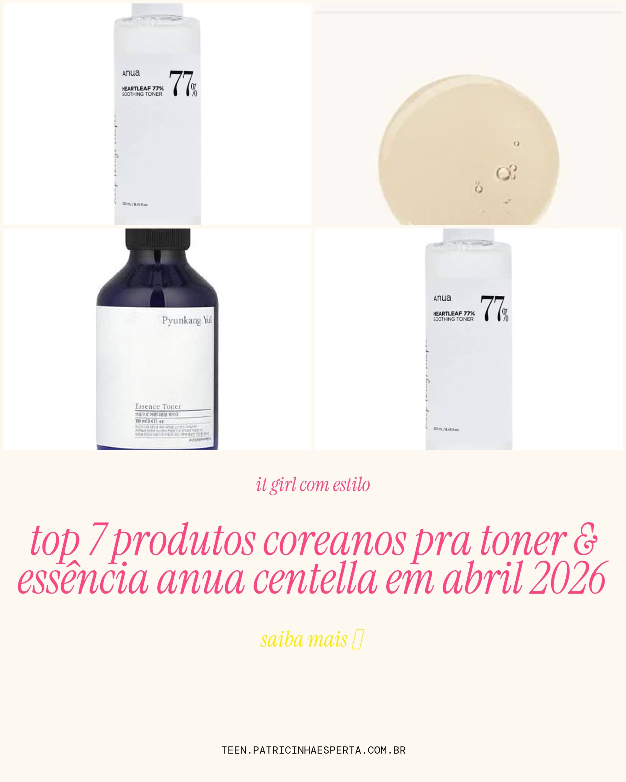 top toner essence Anua centela