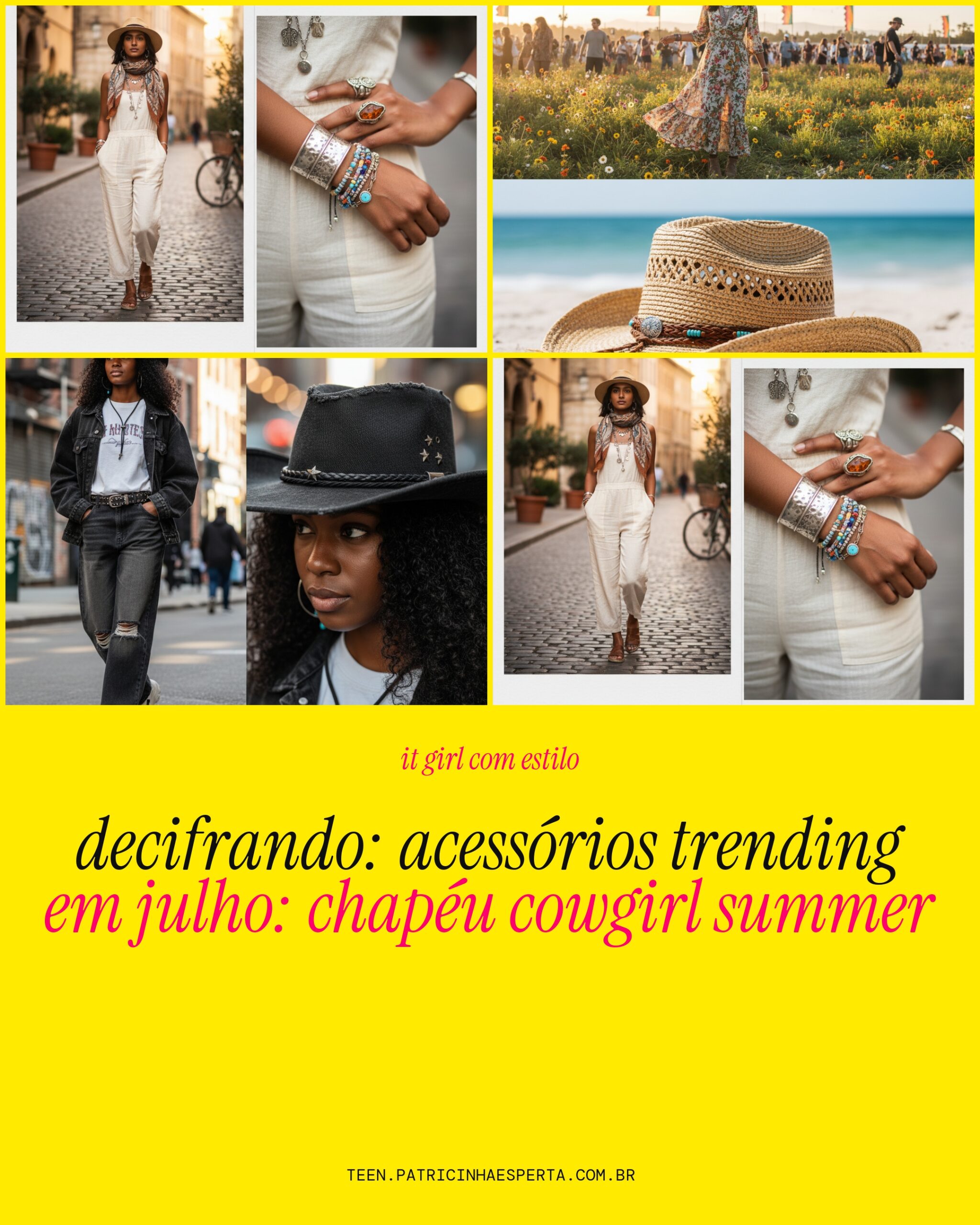 chapeu cowgirl summer