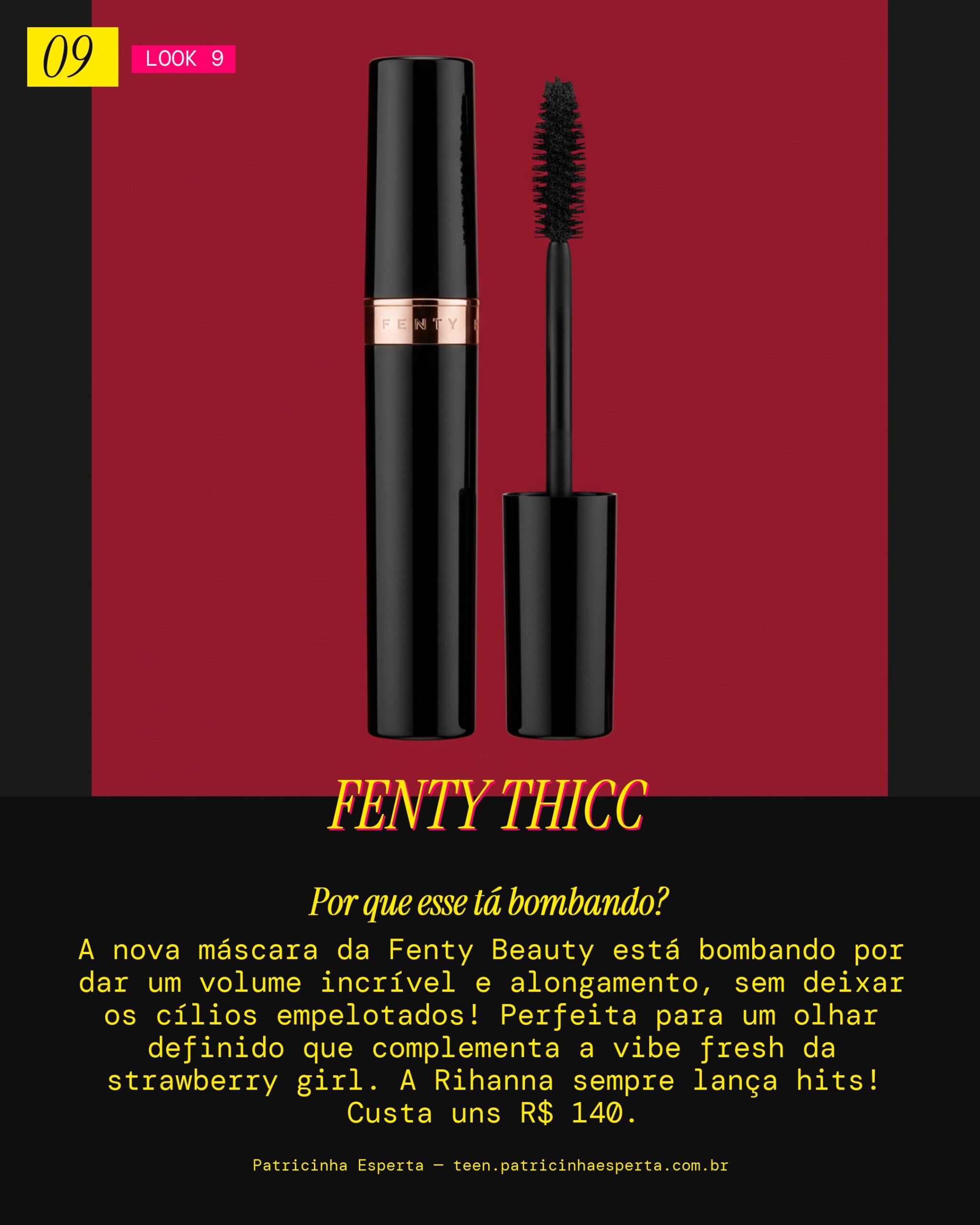 Fenty Beauty Hella Thicc Volumizing Mascara - Cuz I'm Black
