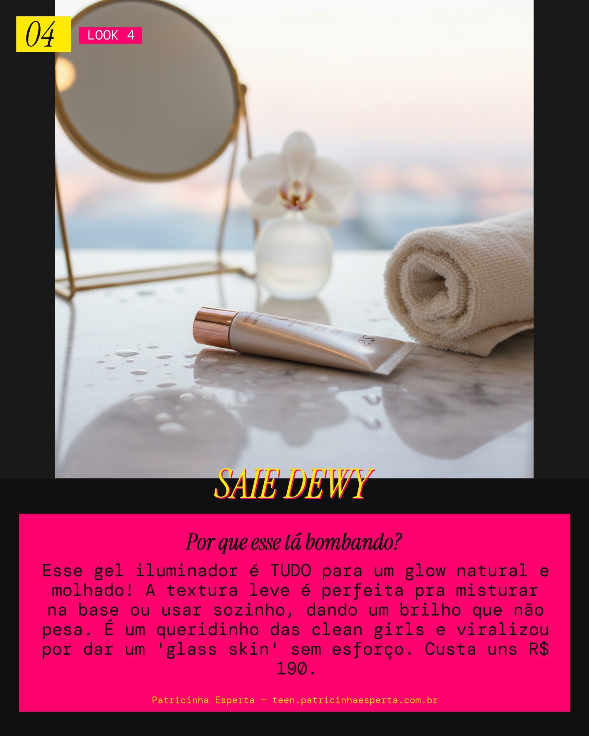 Saie Glowy Super Gel Lightweight Dewy Highlighter - Starglow