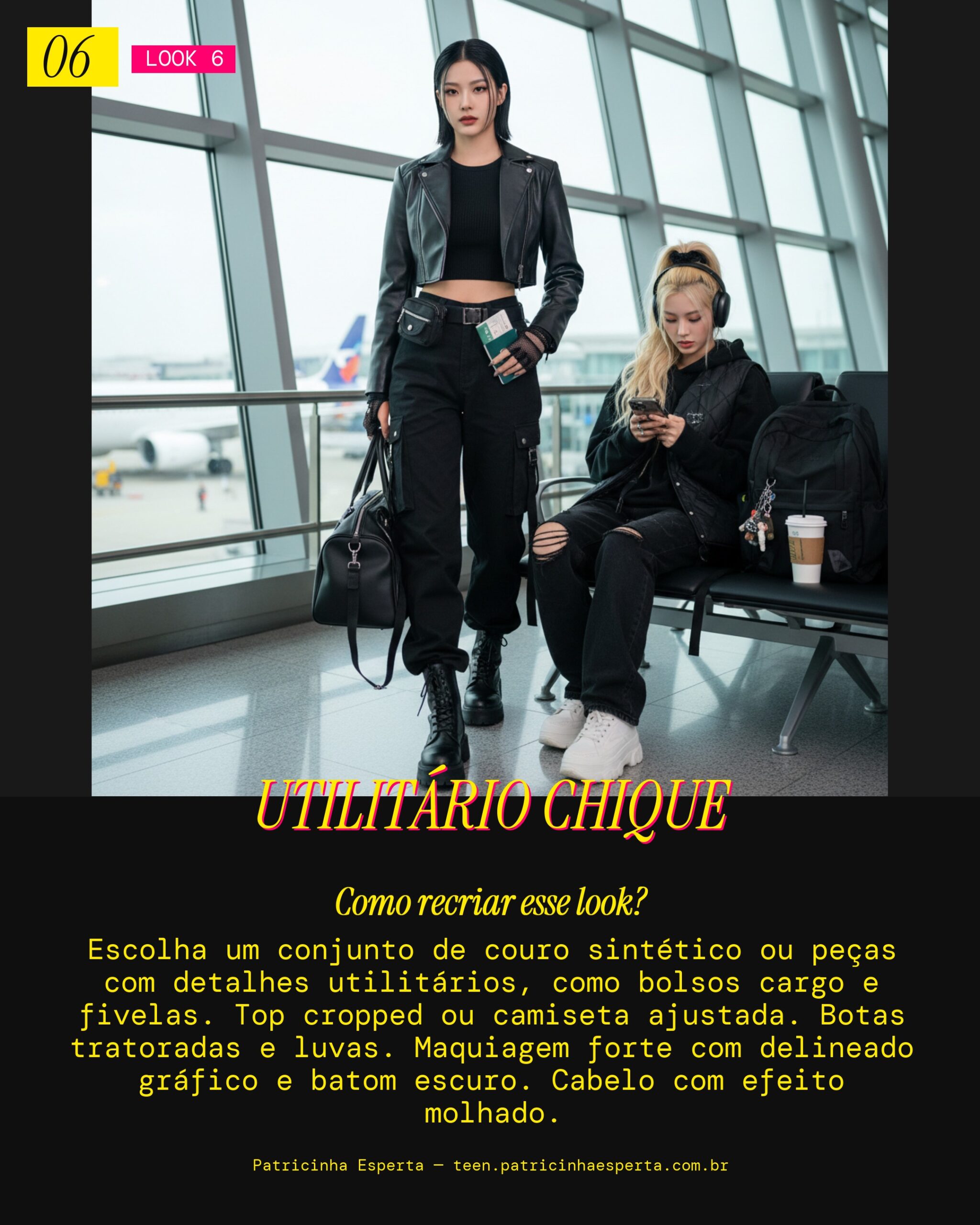 Look 6: Poder e Força no Palco