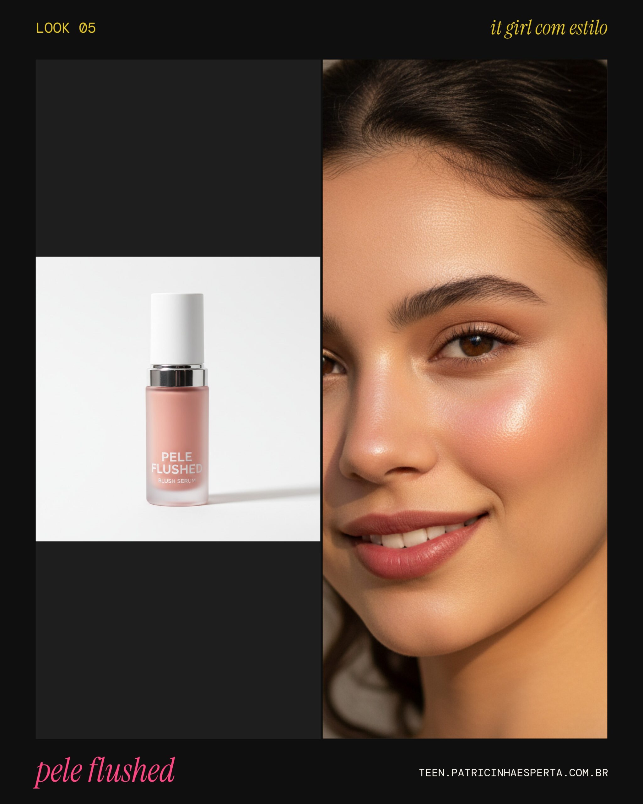 Pele Flushed Natural: Rubor de Cereja!