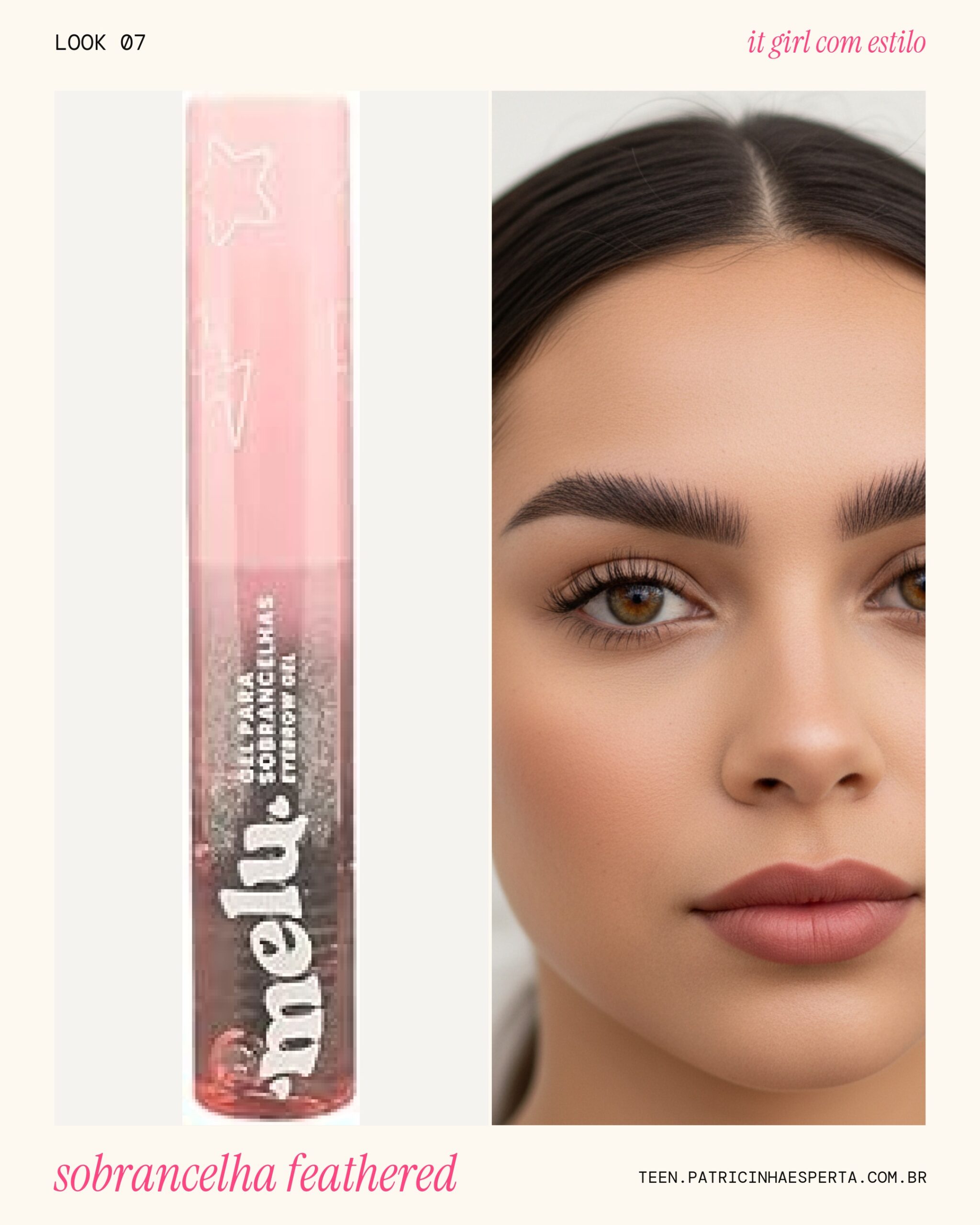 Sobrancelha Feathered Leve: Natural e Despojada!