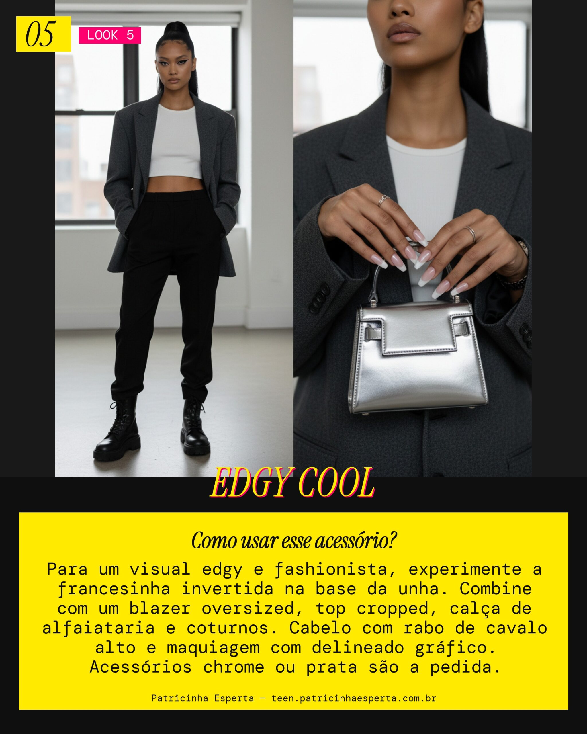 Look 5: French Invertida (Reverse French)
