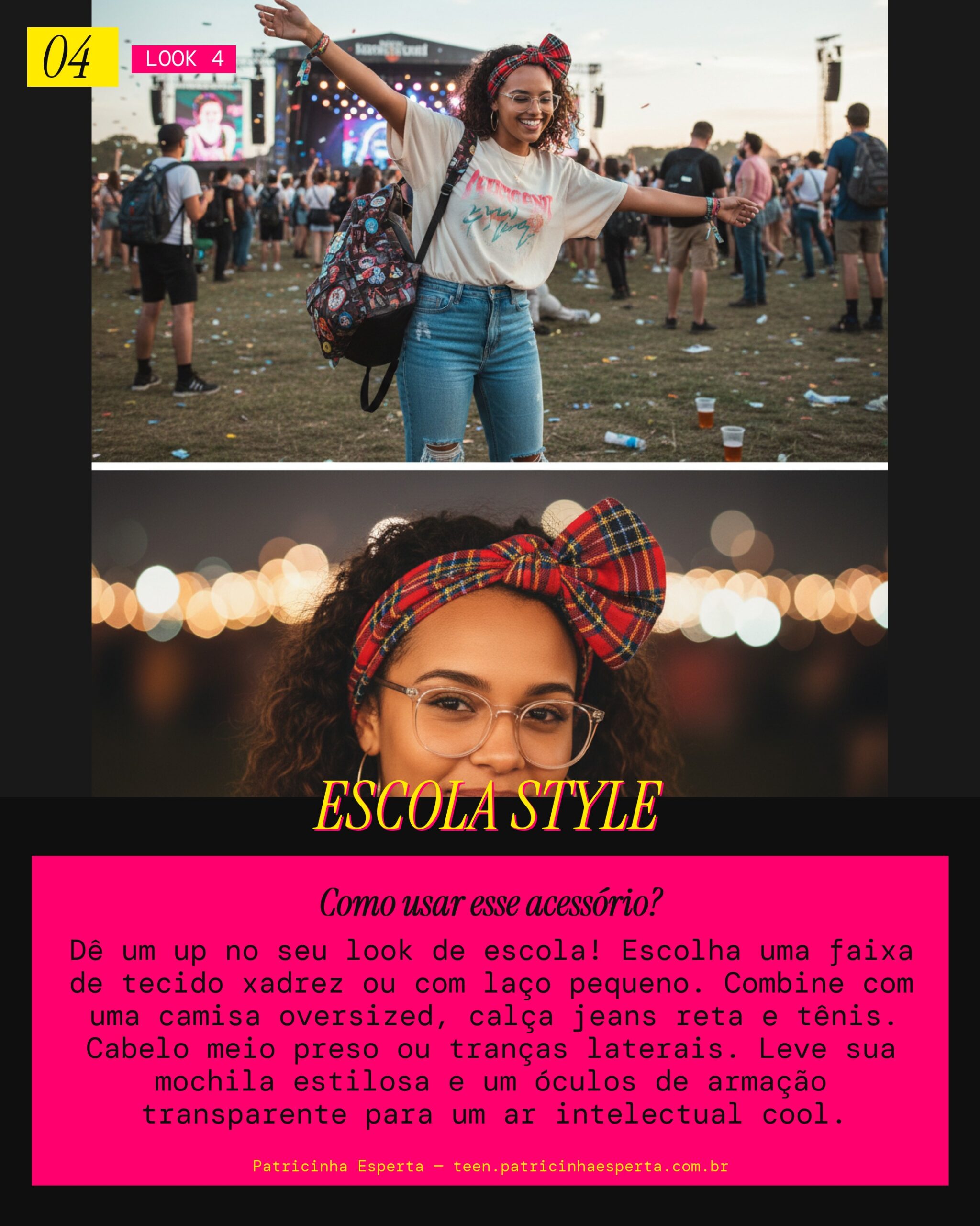 Look 4: Estilo Escolar Cool