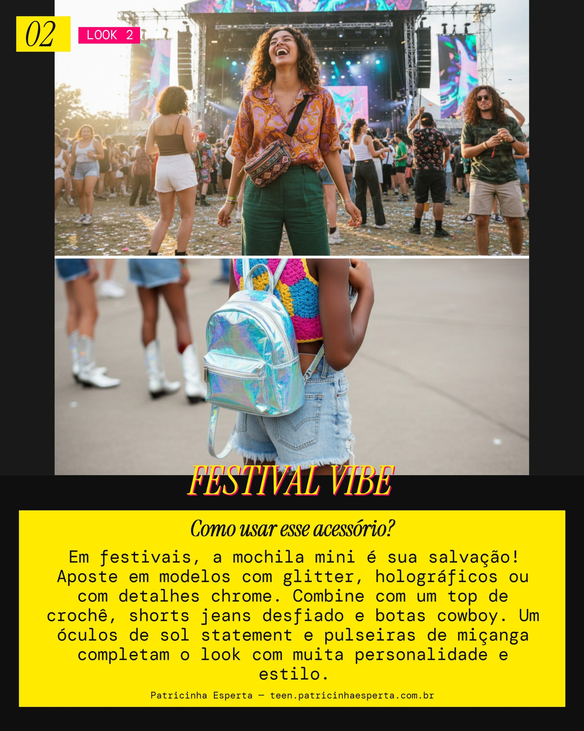 Mochila Mini Festival Descolado