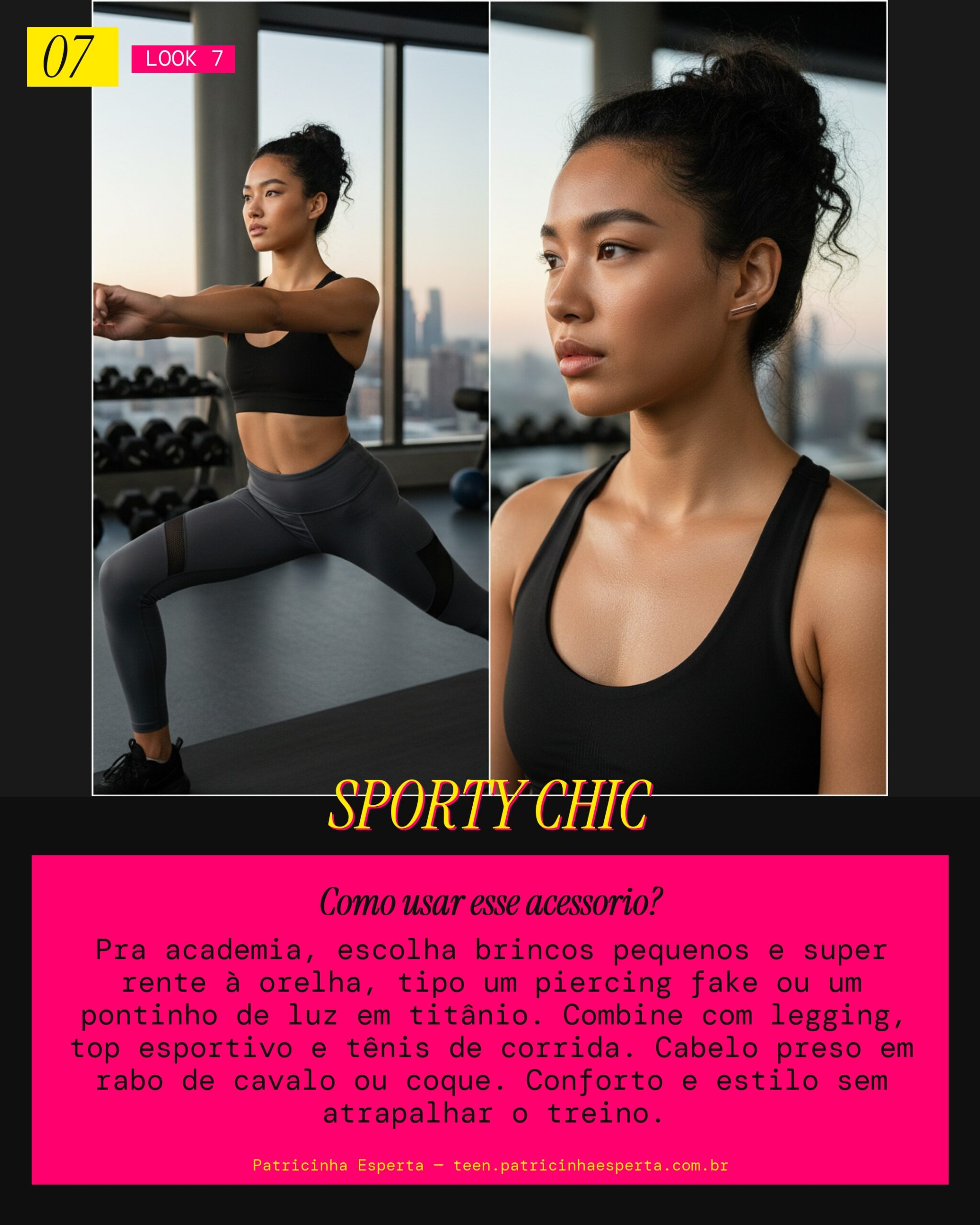 Look 7: Academia & Treino