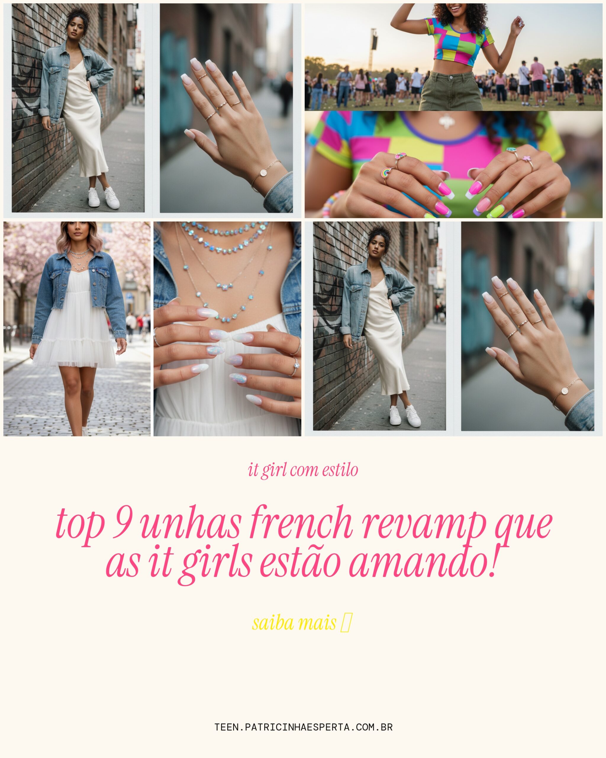 unhas french classic revamp