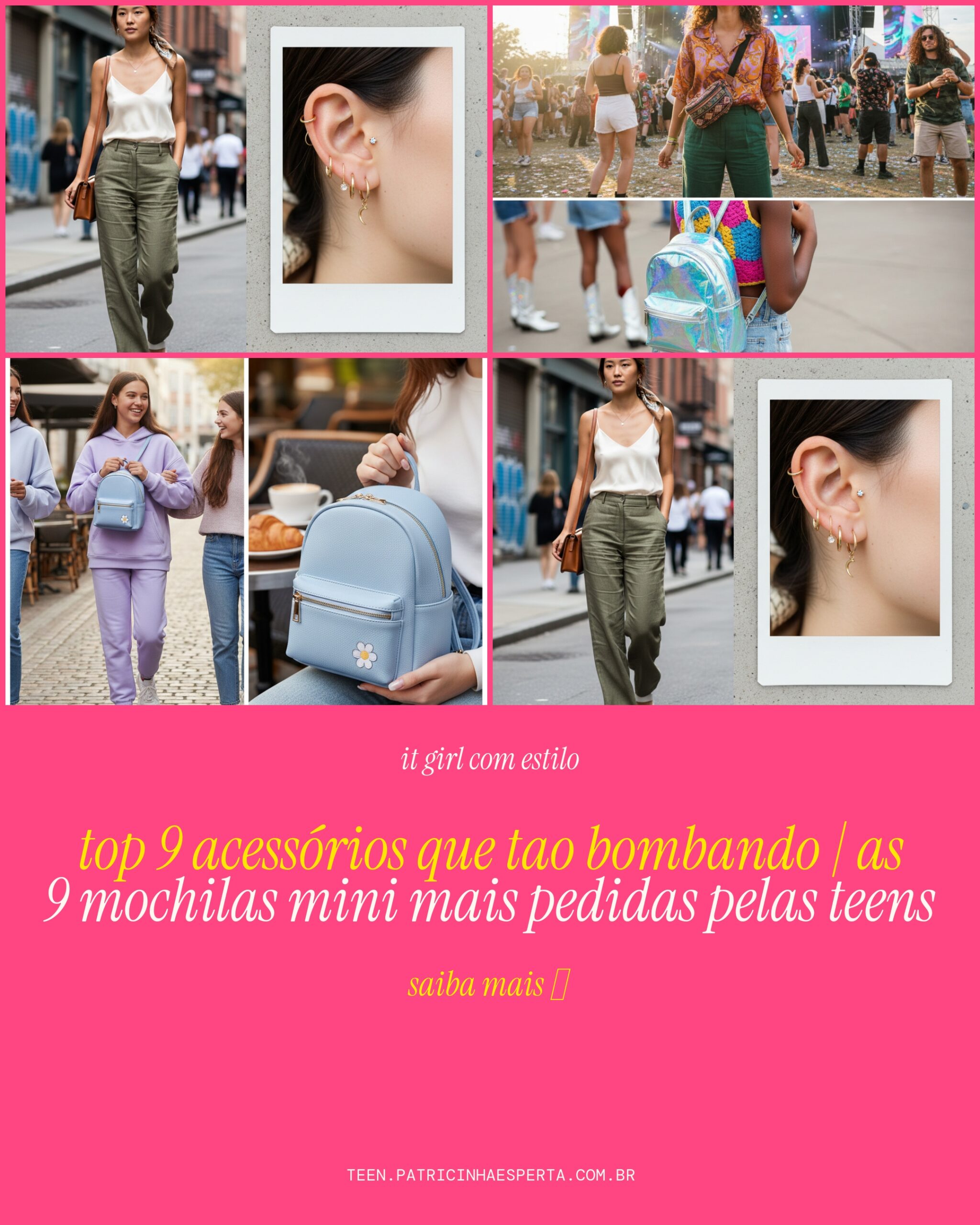 mochila mini teen