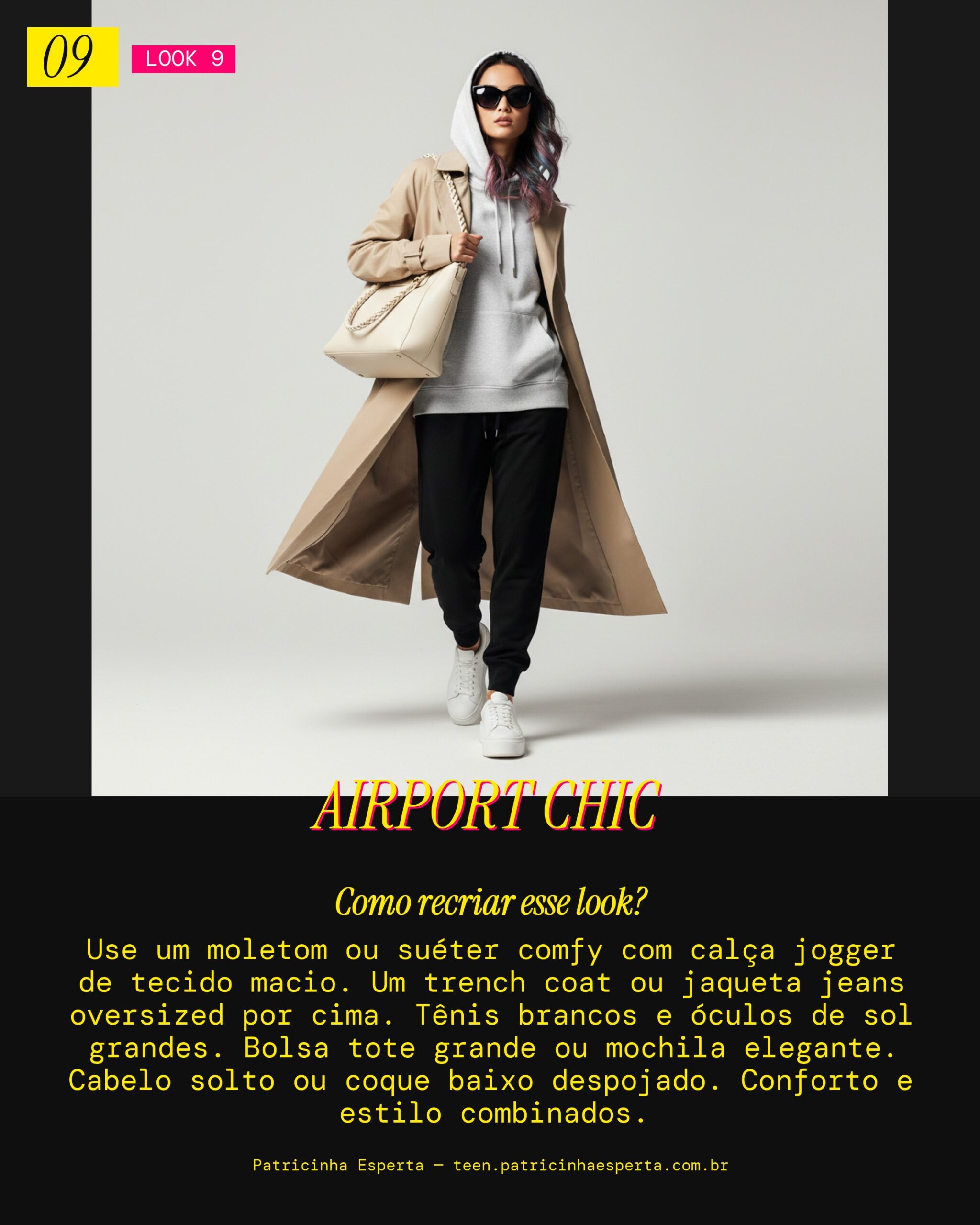 Look 9: Casual Chic de Aeroporto