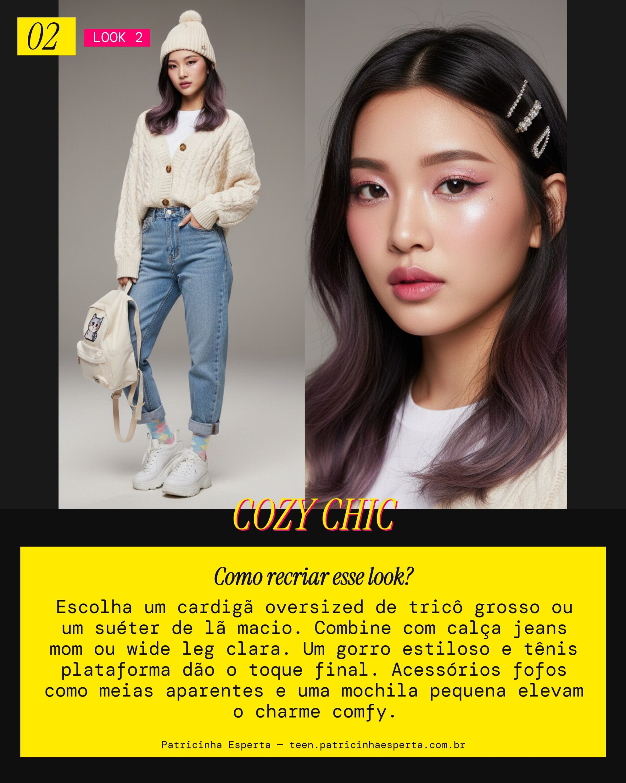 Look 2: Cozy Girl Coreana
