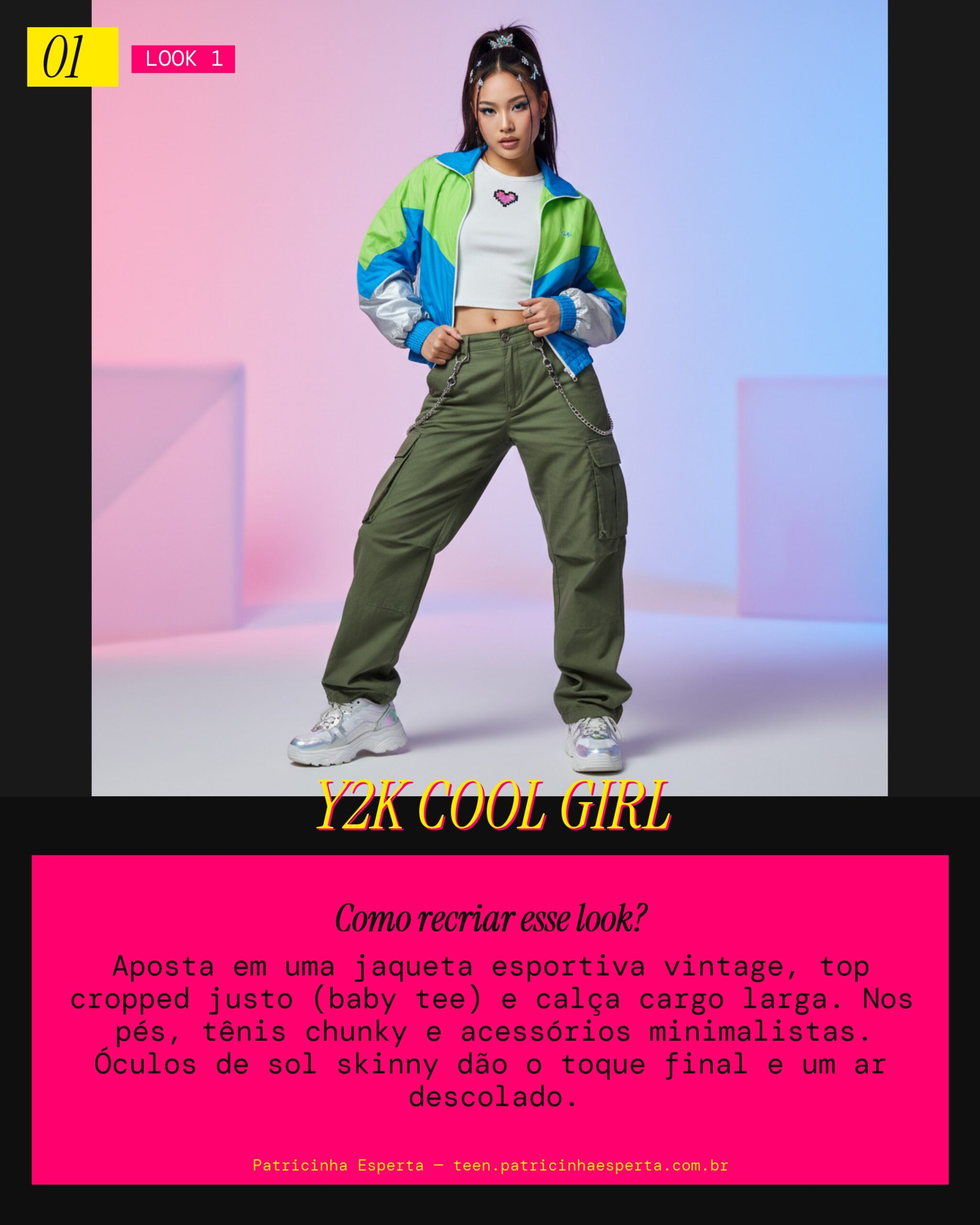 Look 1: Vibe Y2K Esportiva