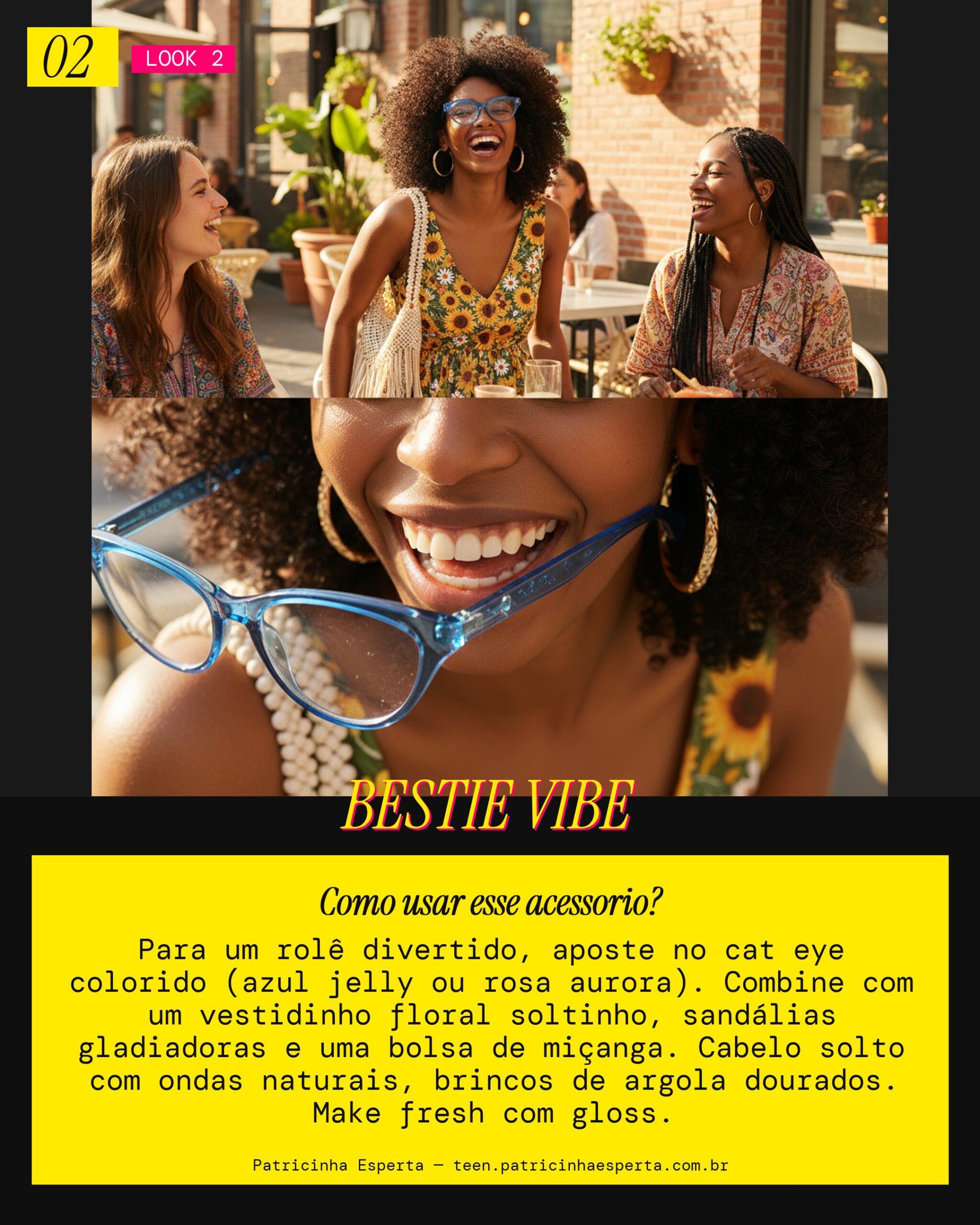 Óculos Cat Eye: Rolê com as Amigas