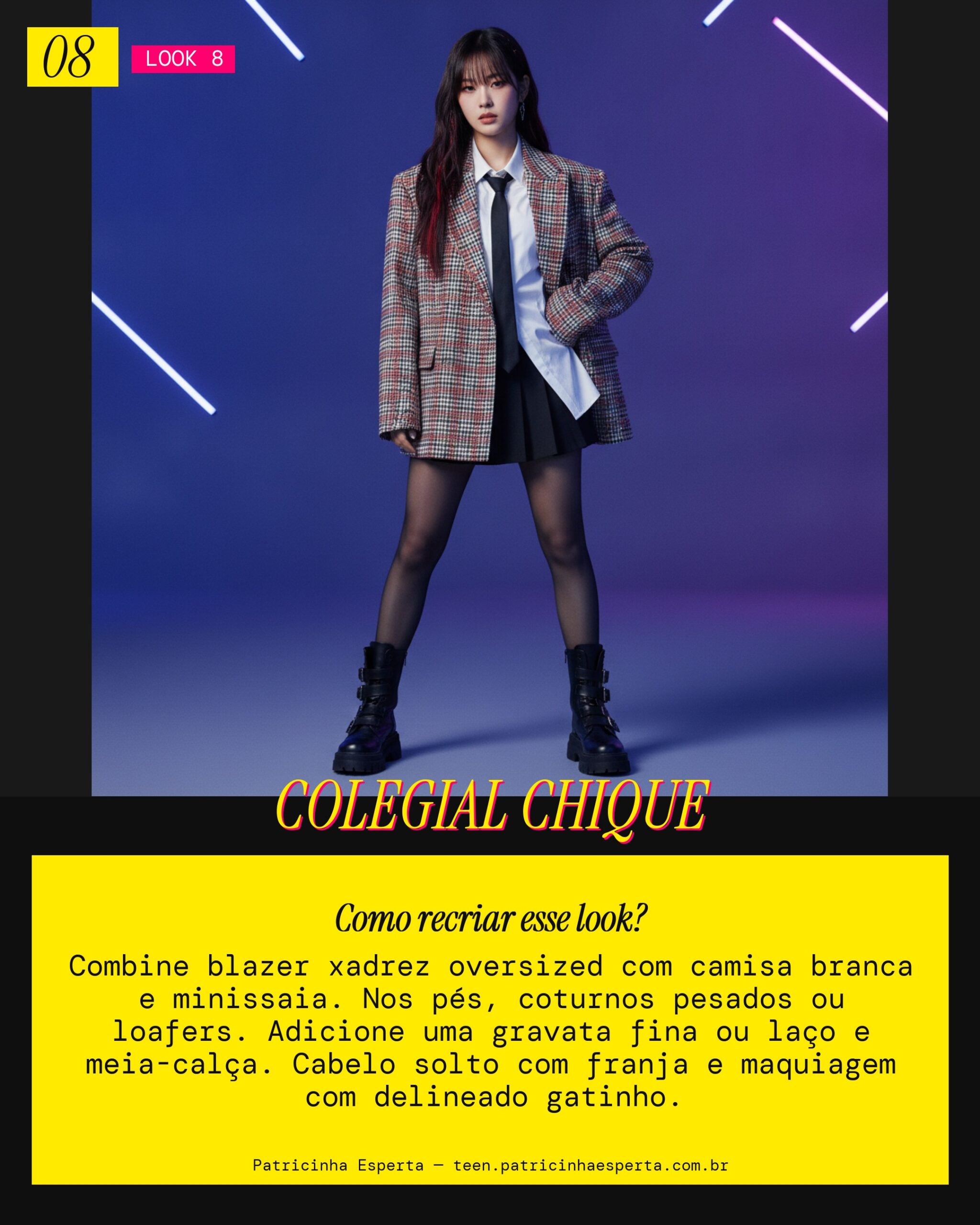 Look 8: Preppy Urbano