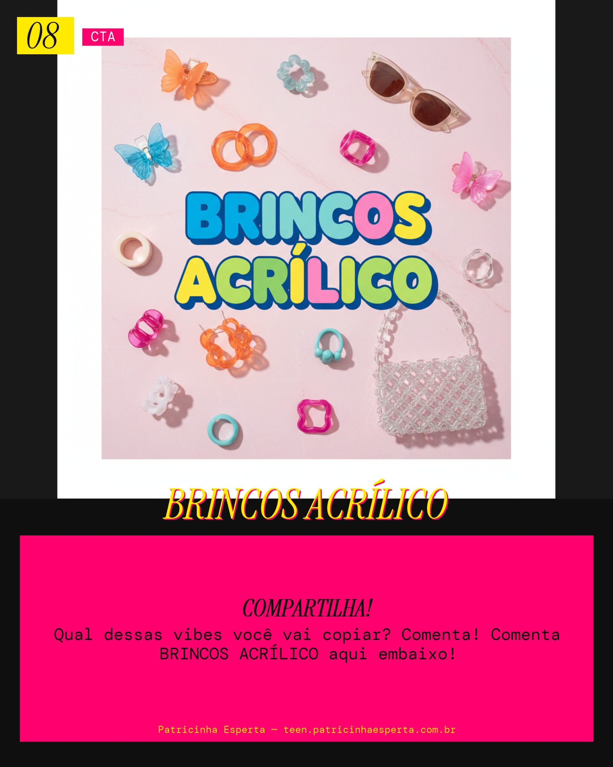 BRINCOS ACRÍLICO