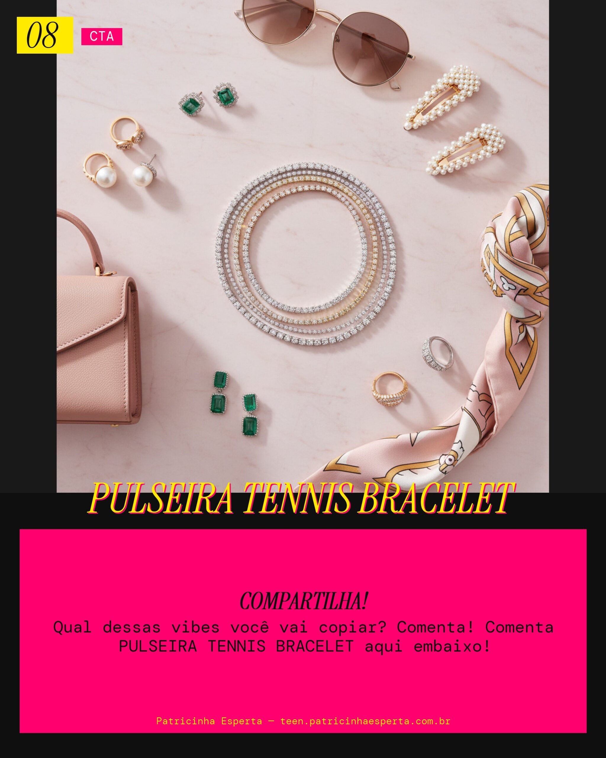 Pulseira Tennis Bracelet
