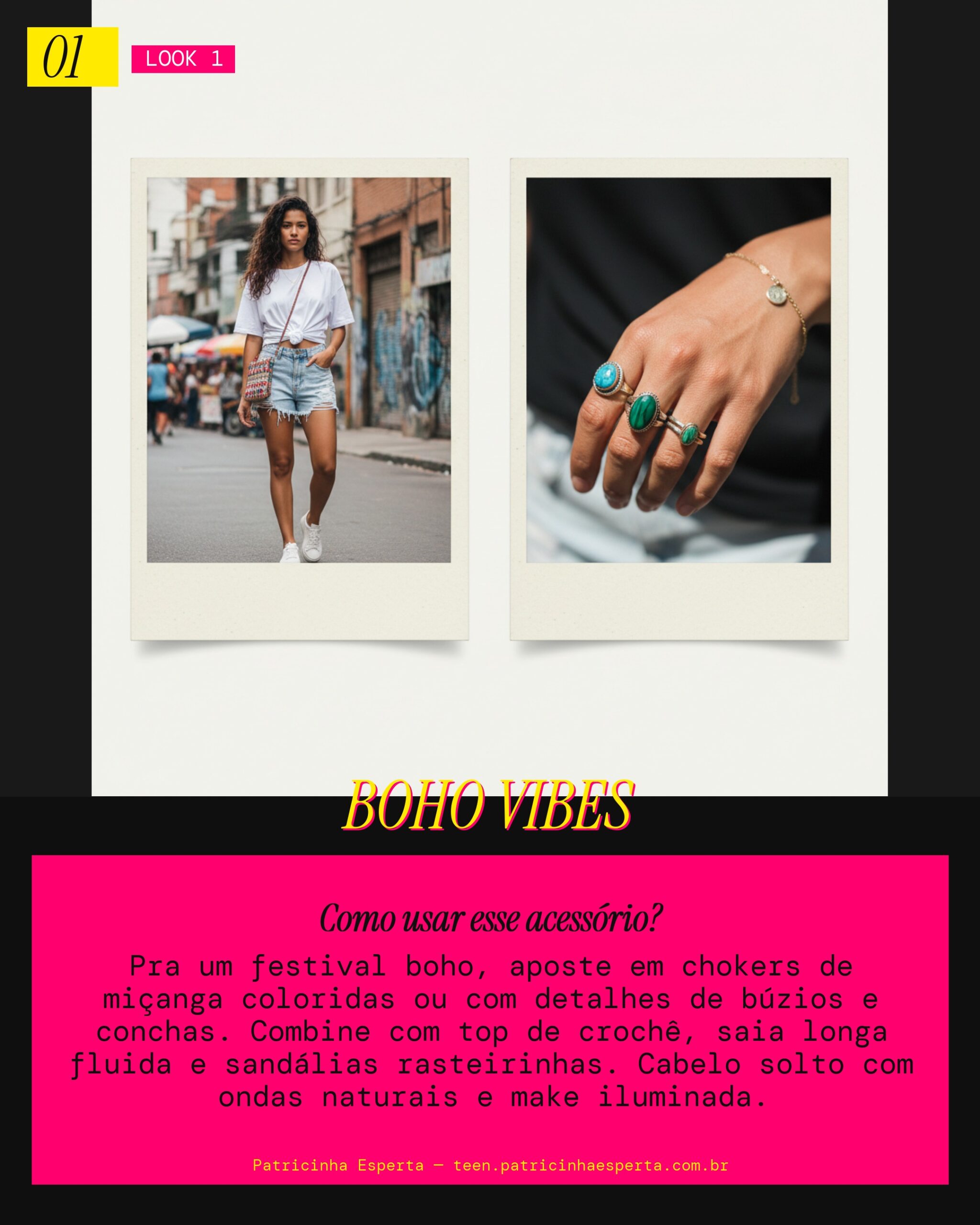 Choker Festival Raiz: Boho Chic Descolado