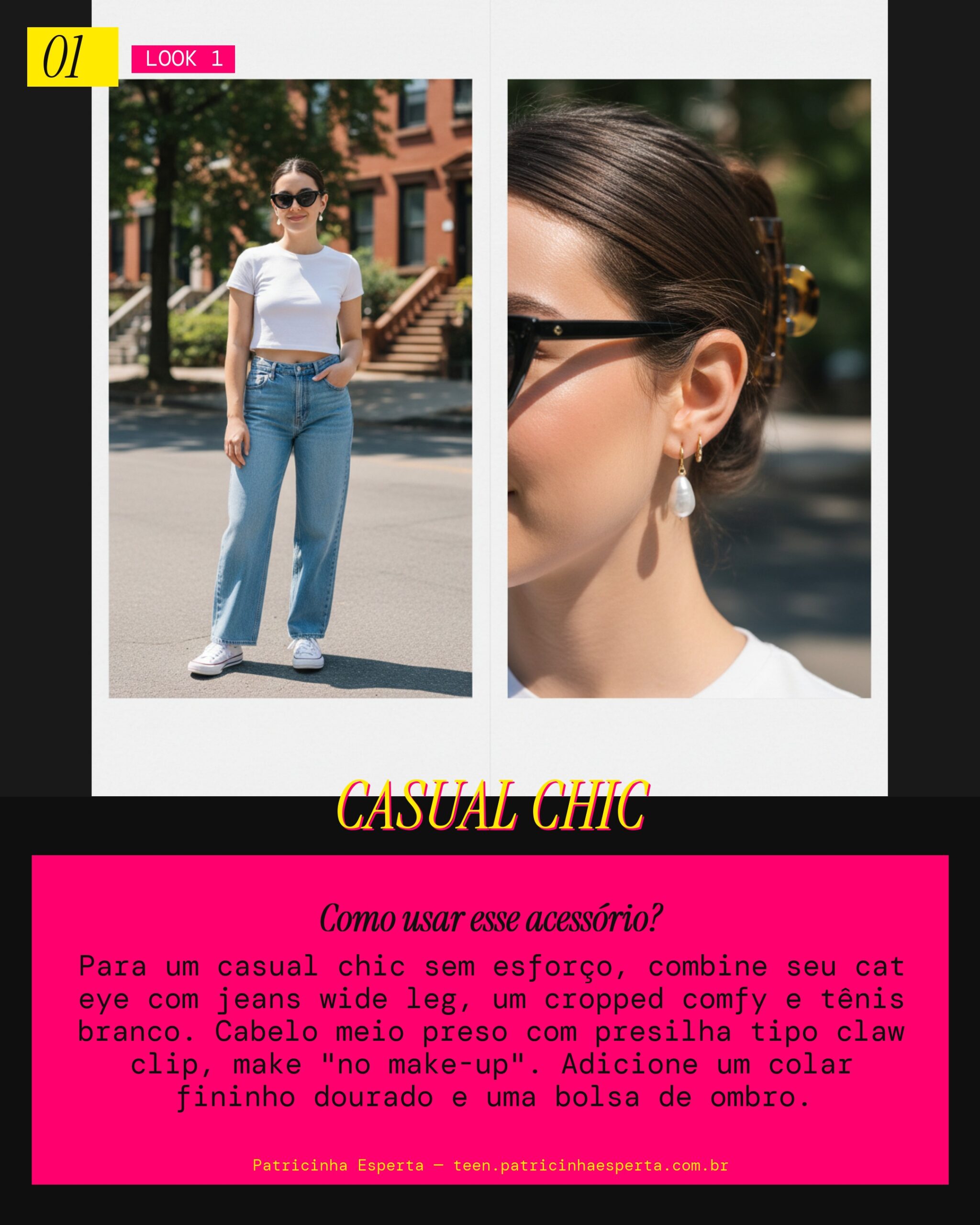 Cat Eye Dia a Dia Casual