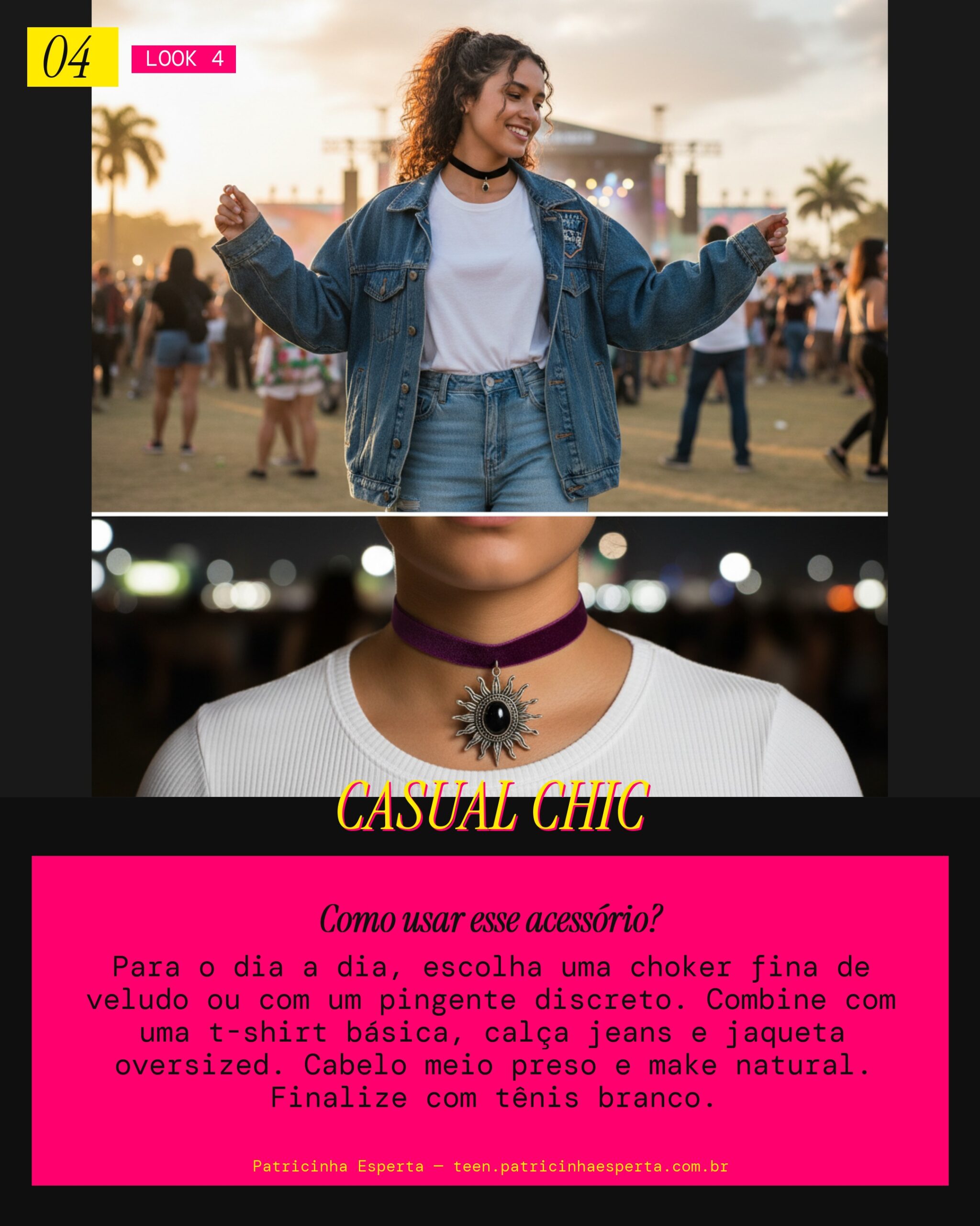 Choker Dia a Dia Cool: Casual com Estilo