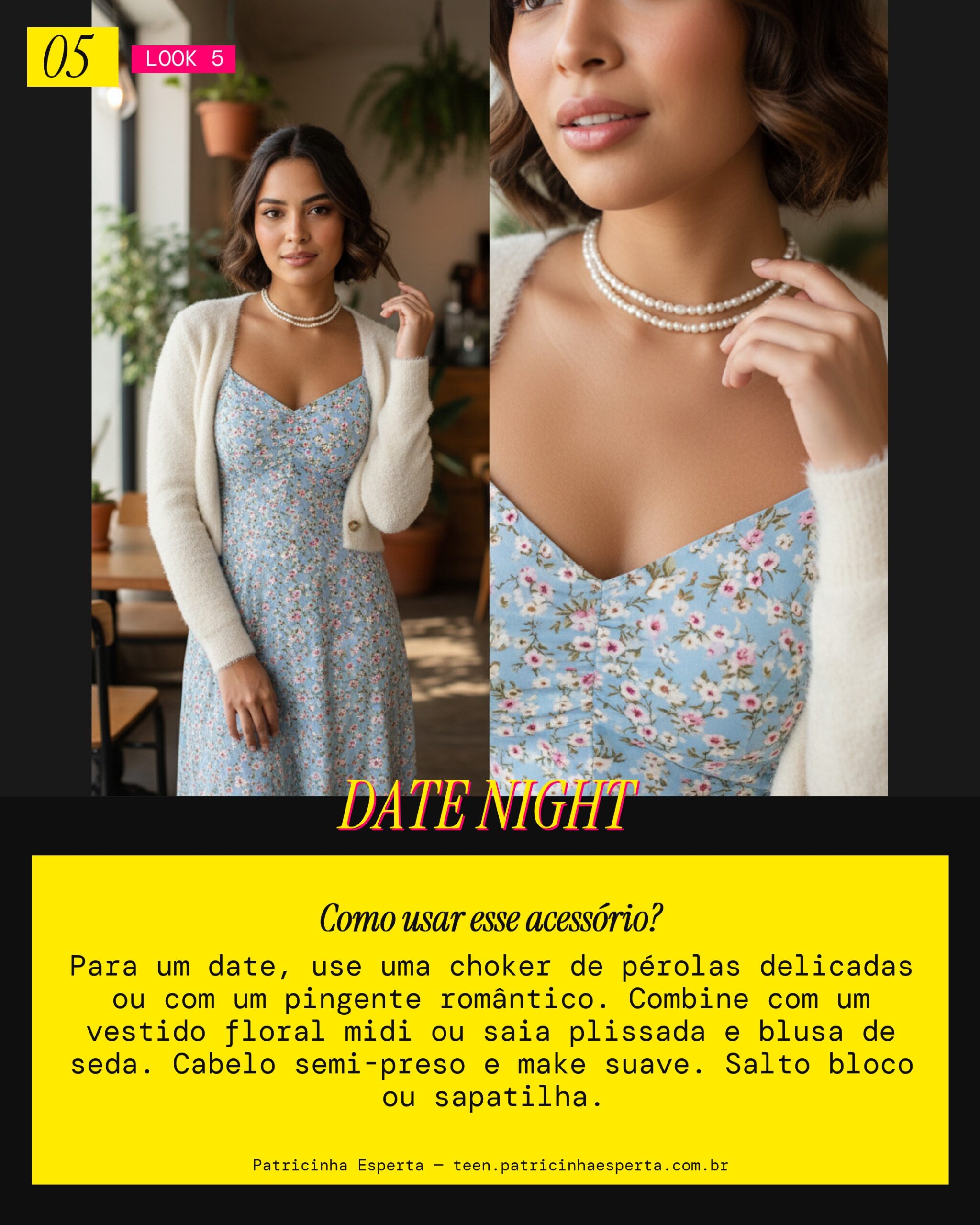 Choker Date Night Descolado: Romântica com Atitude