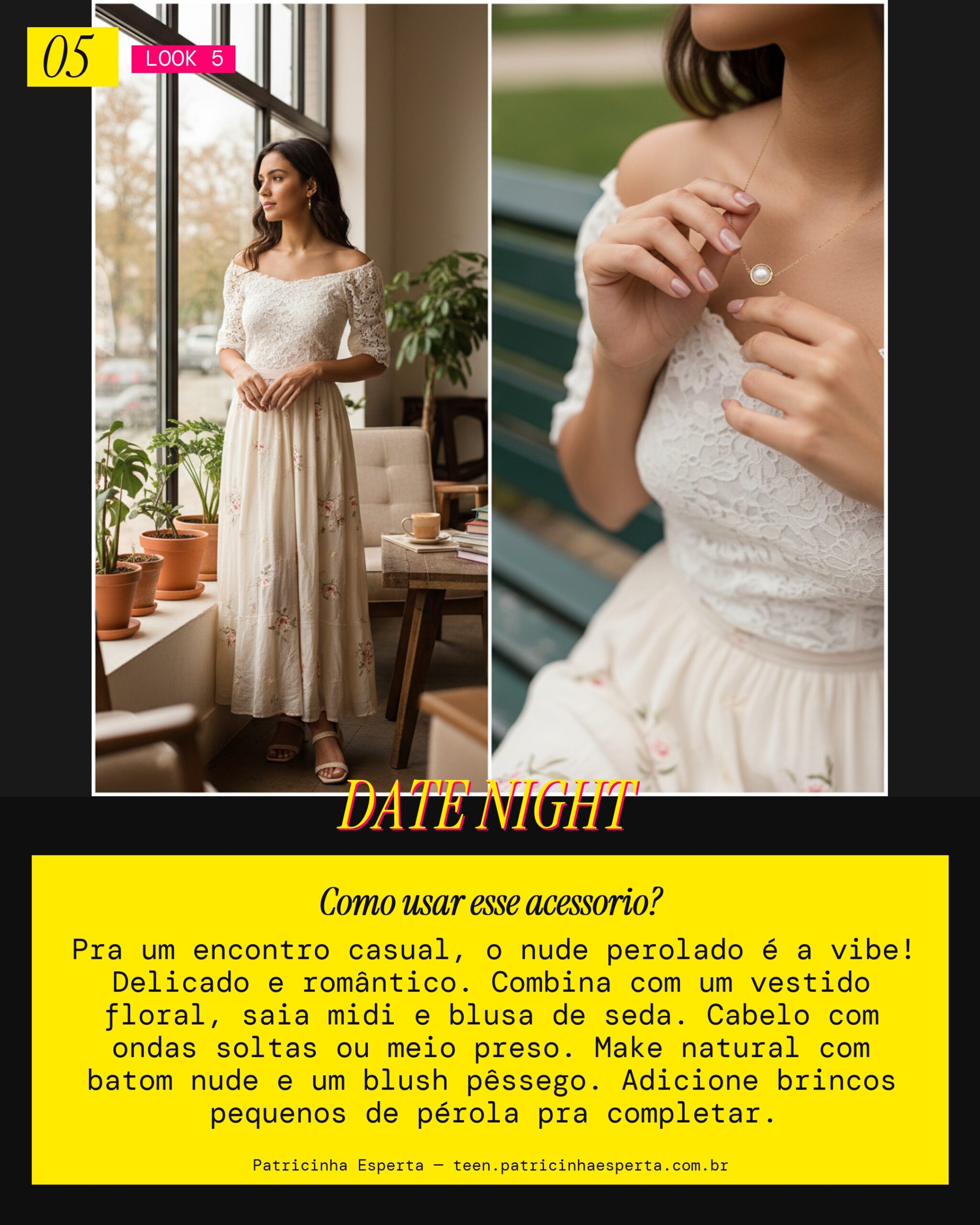 Unhas Nude: Encontro Casual Fofo