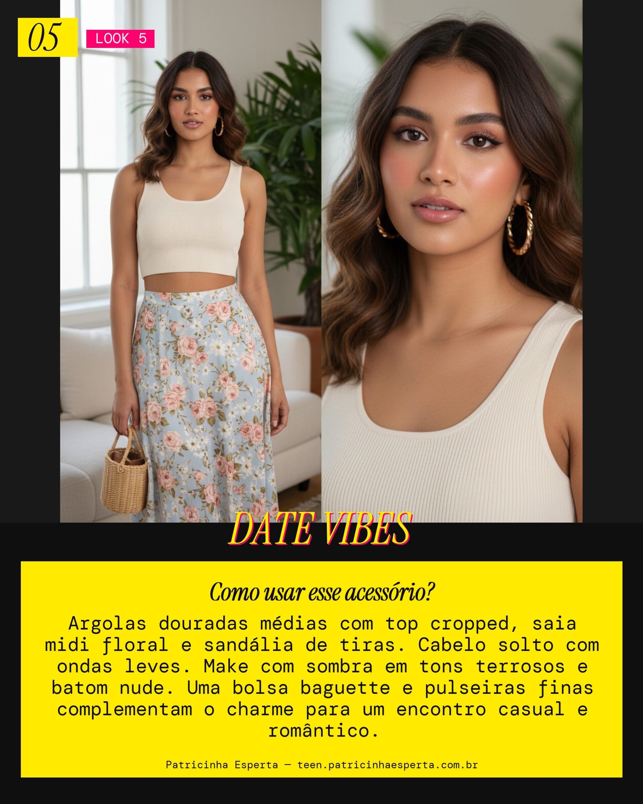 Brinco Hoop Dourado: Vibe Encontro Casual