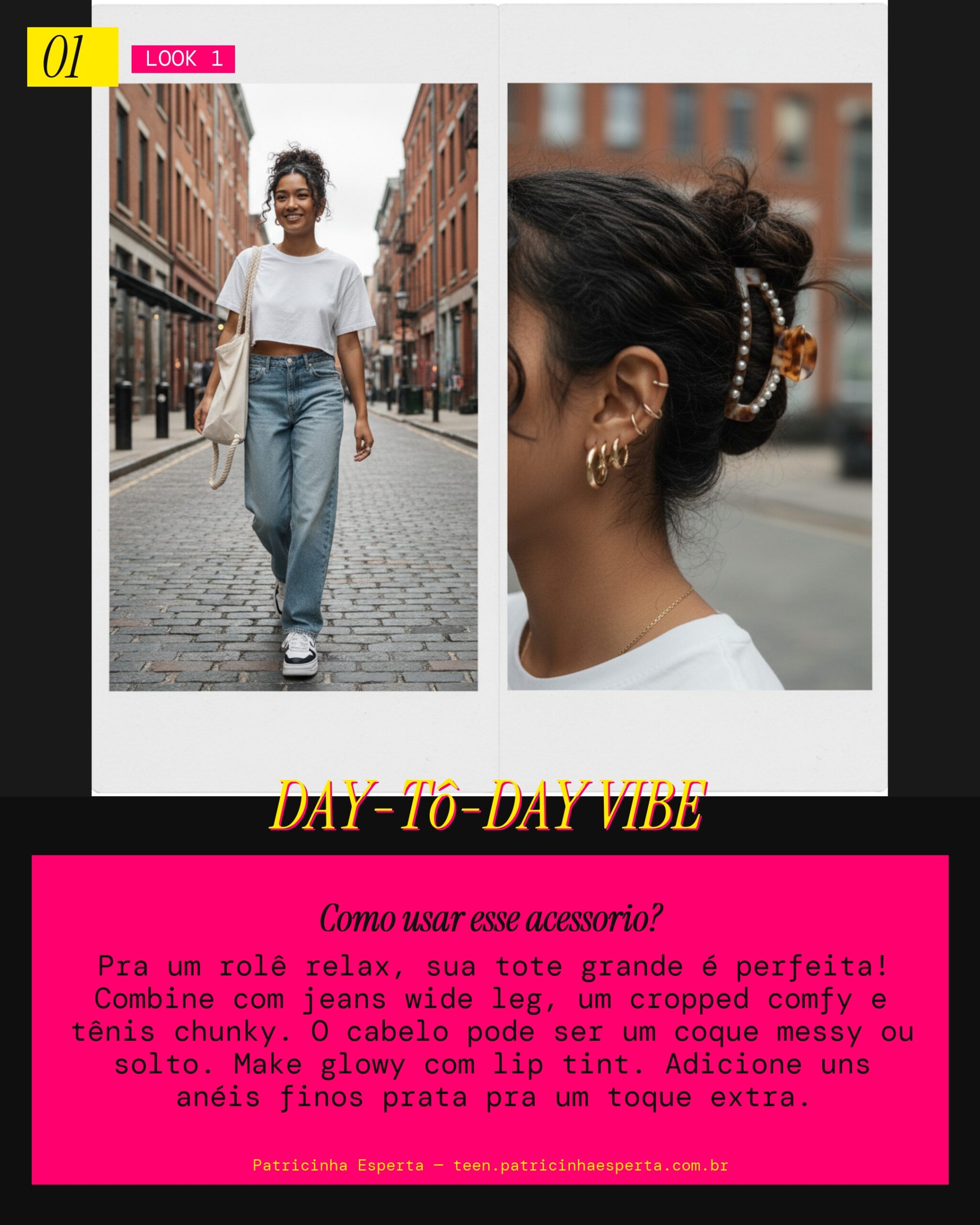 Look 1: Tote Casual Cool