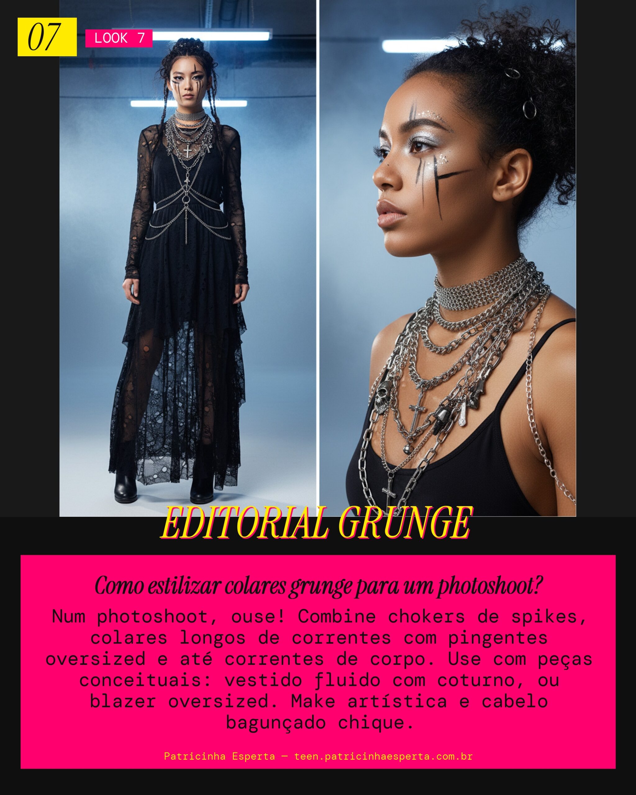 Look 7: Photoshoot Editorial Grunge