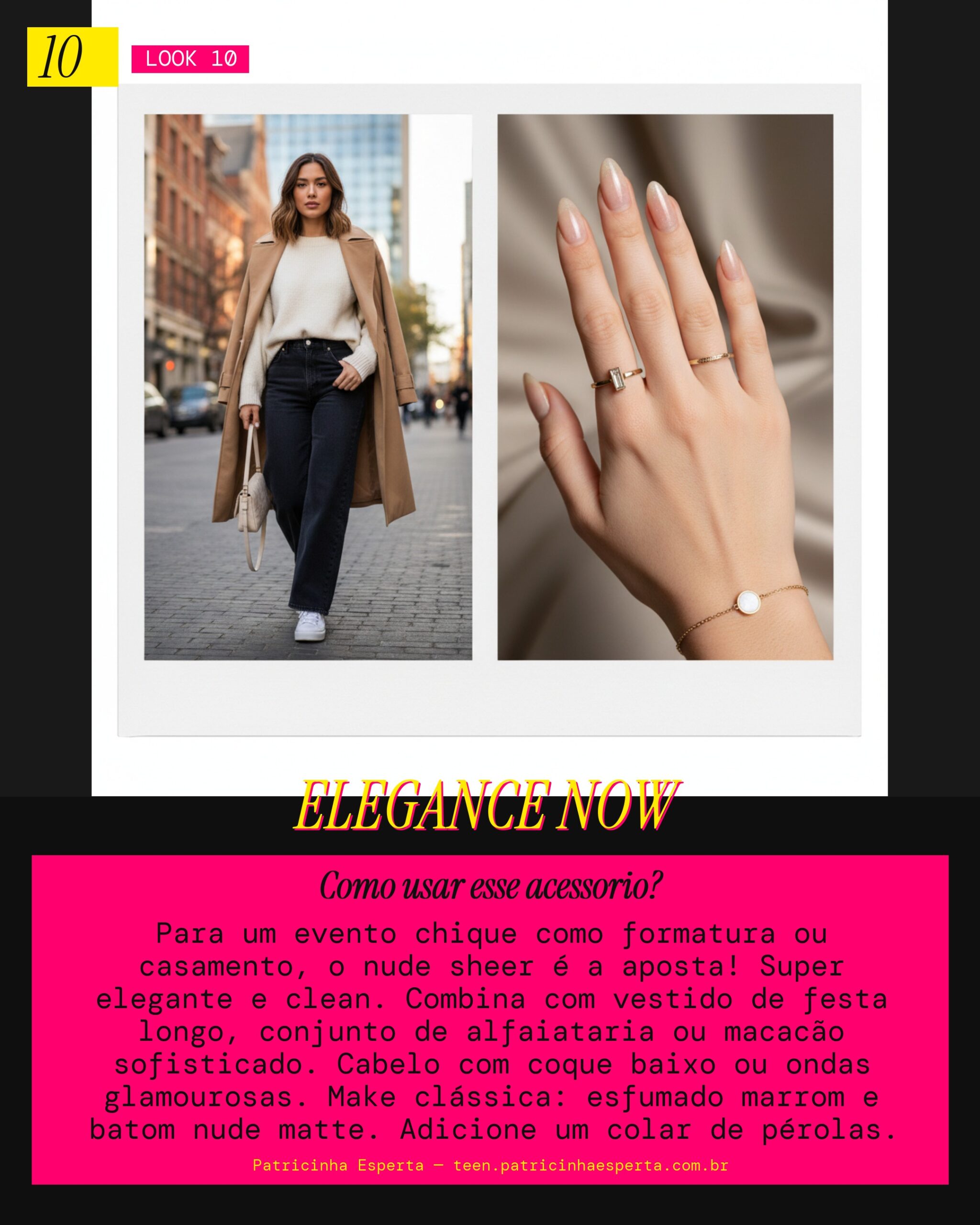 Unhas Nude: Evento Elegante