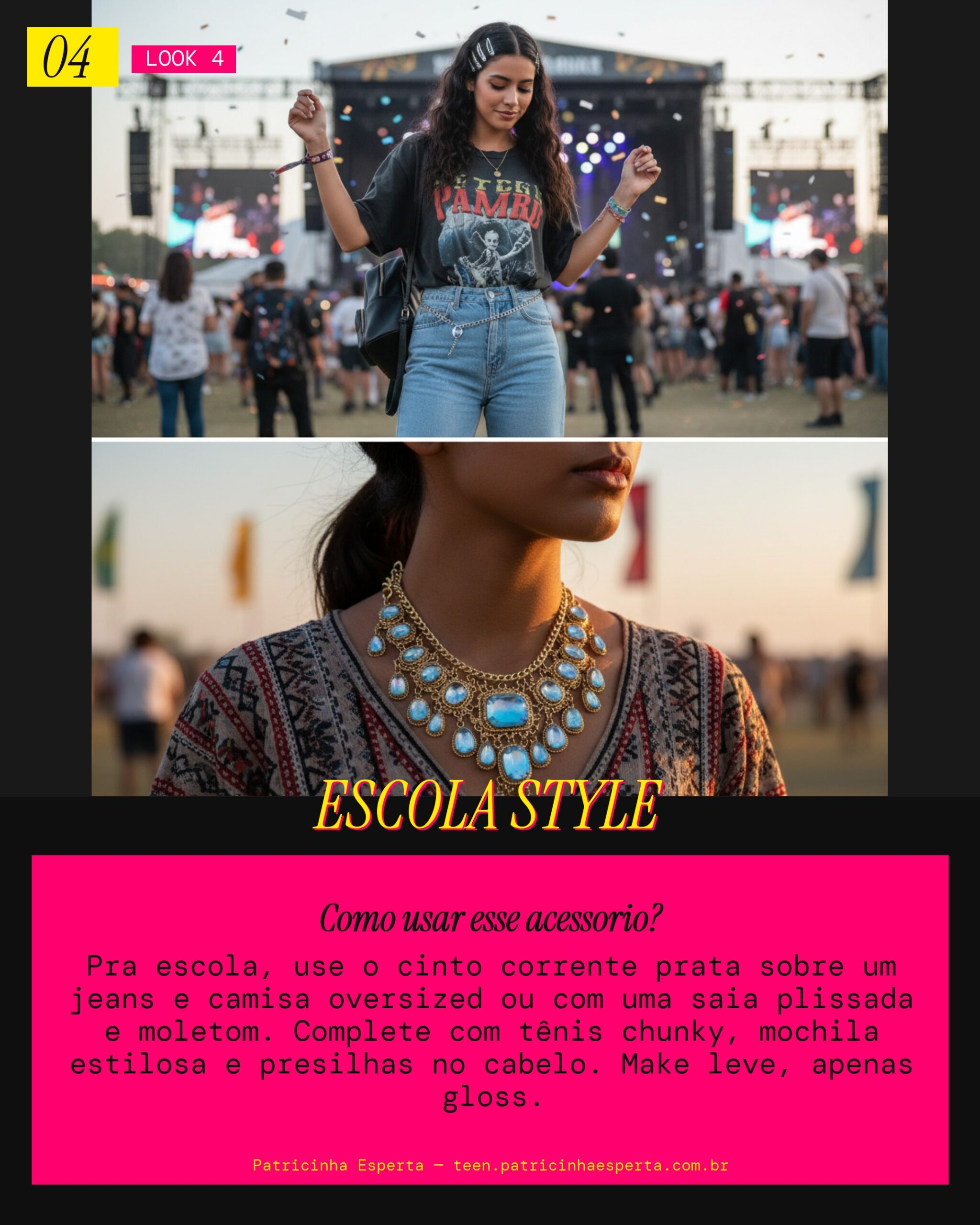 Cinto Corrente: Escola Cool