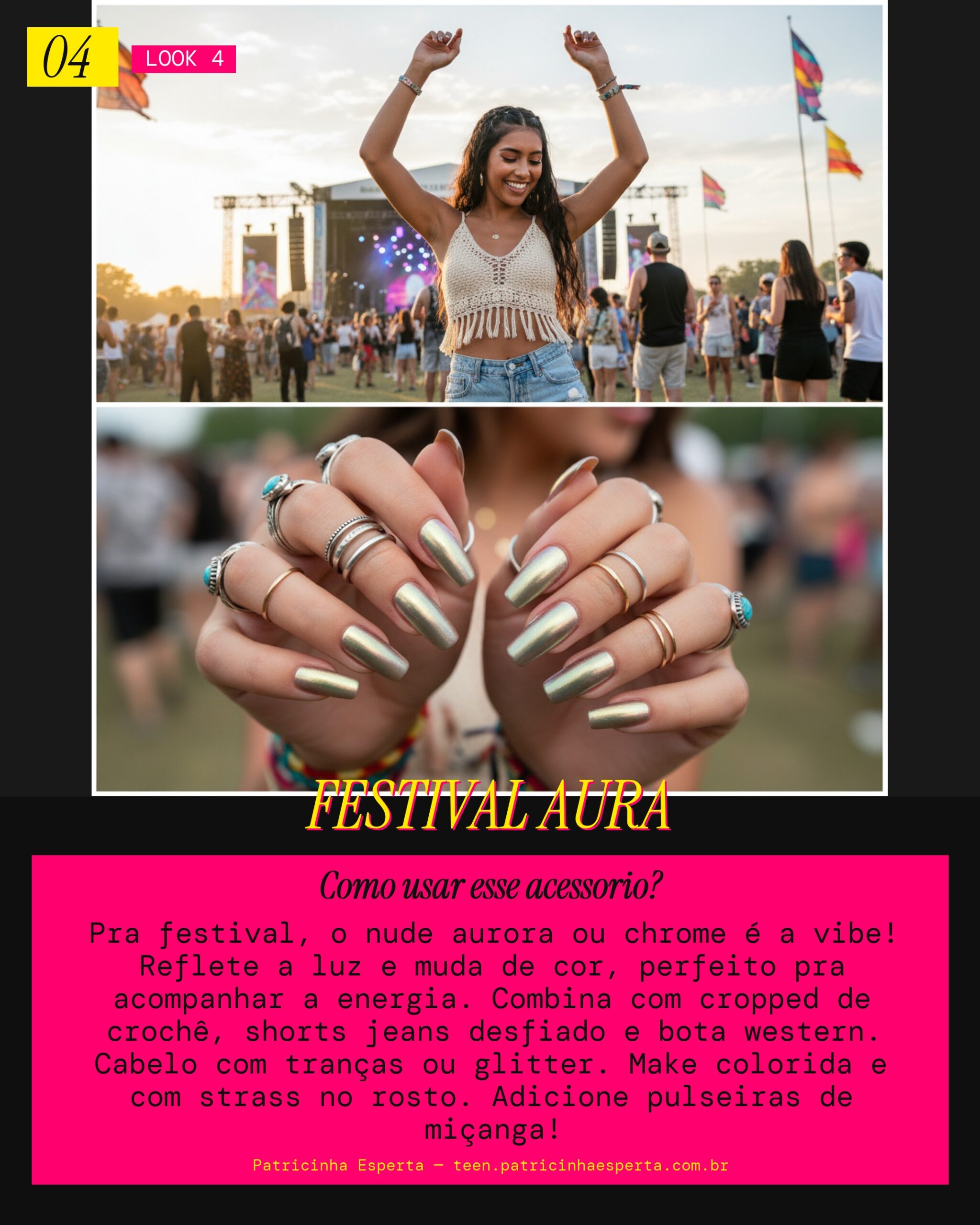 Unhas Nude: Festival Descolado