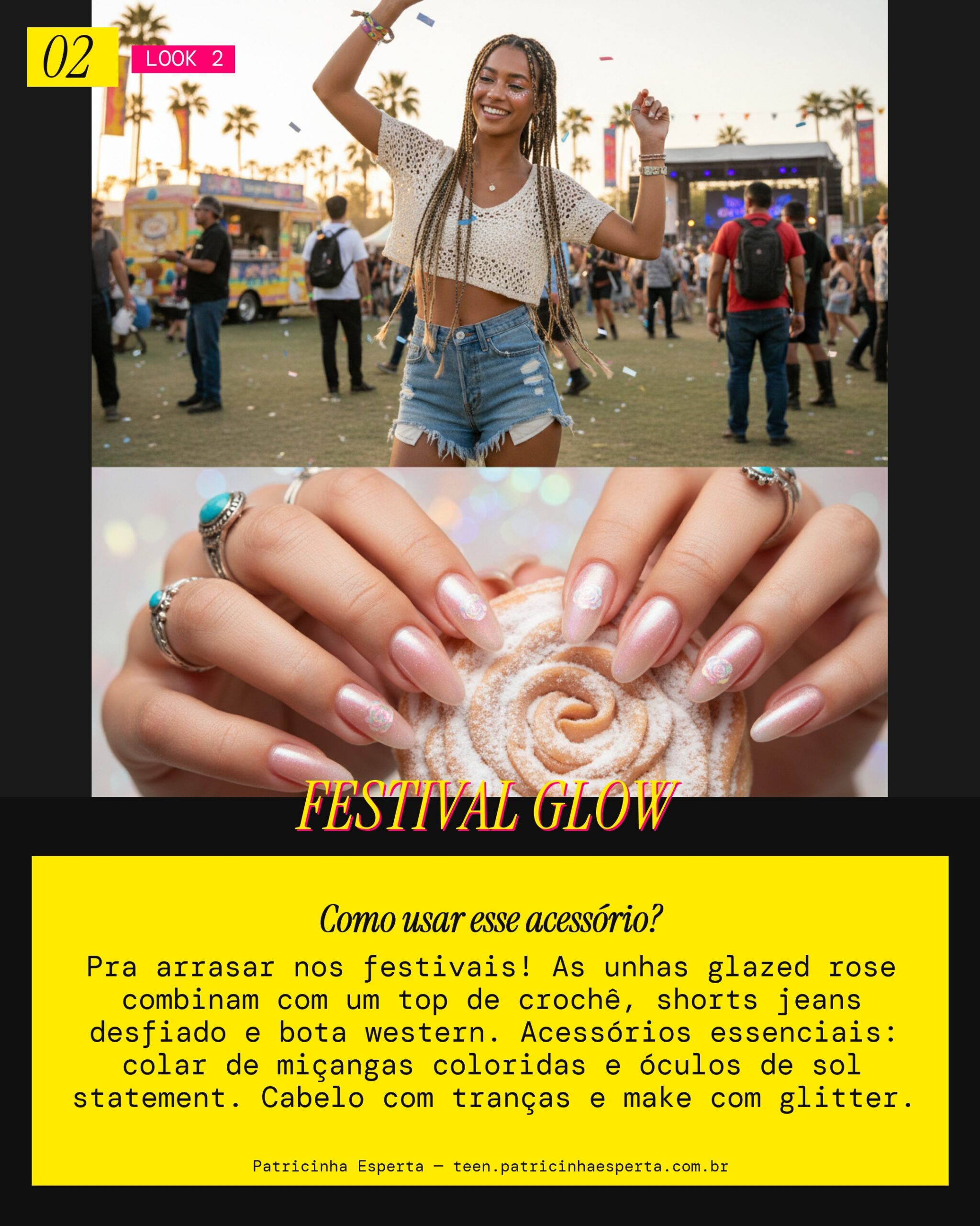 Glazed Donut Rose: Vibe Festival Descolado