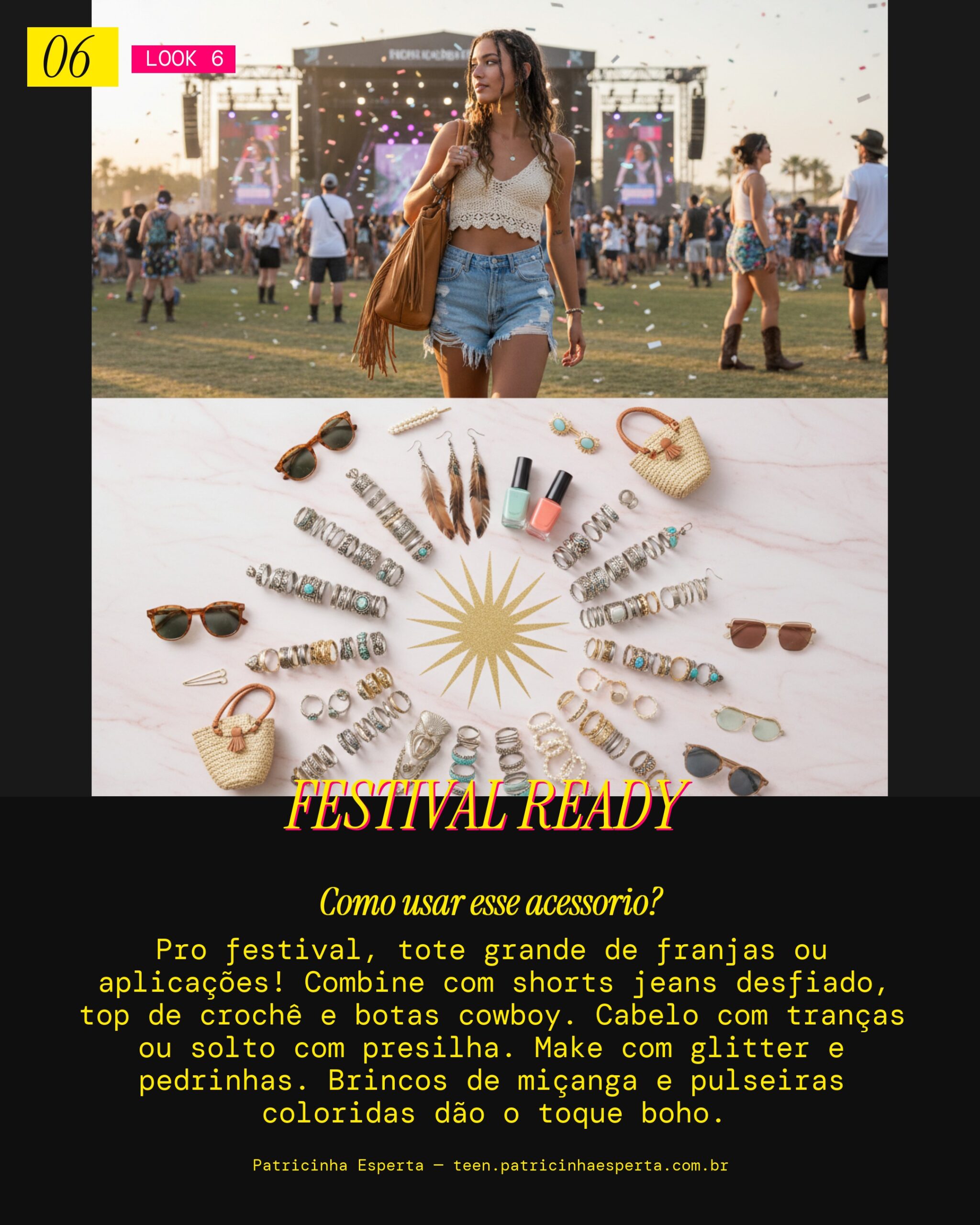 Look 6: Tote Festival Fun