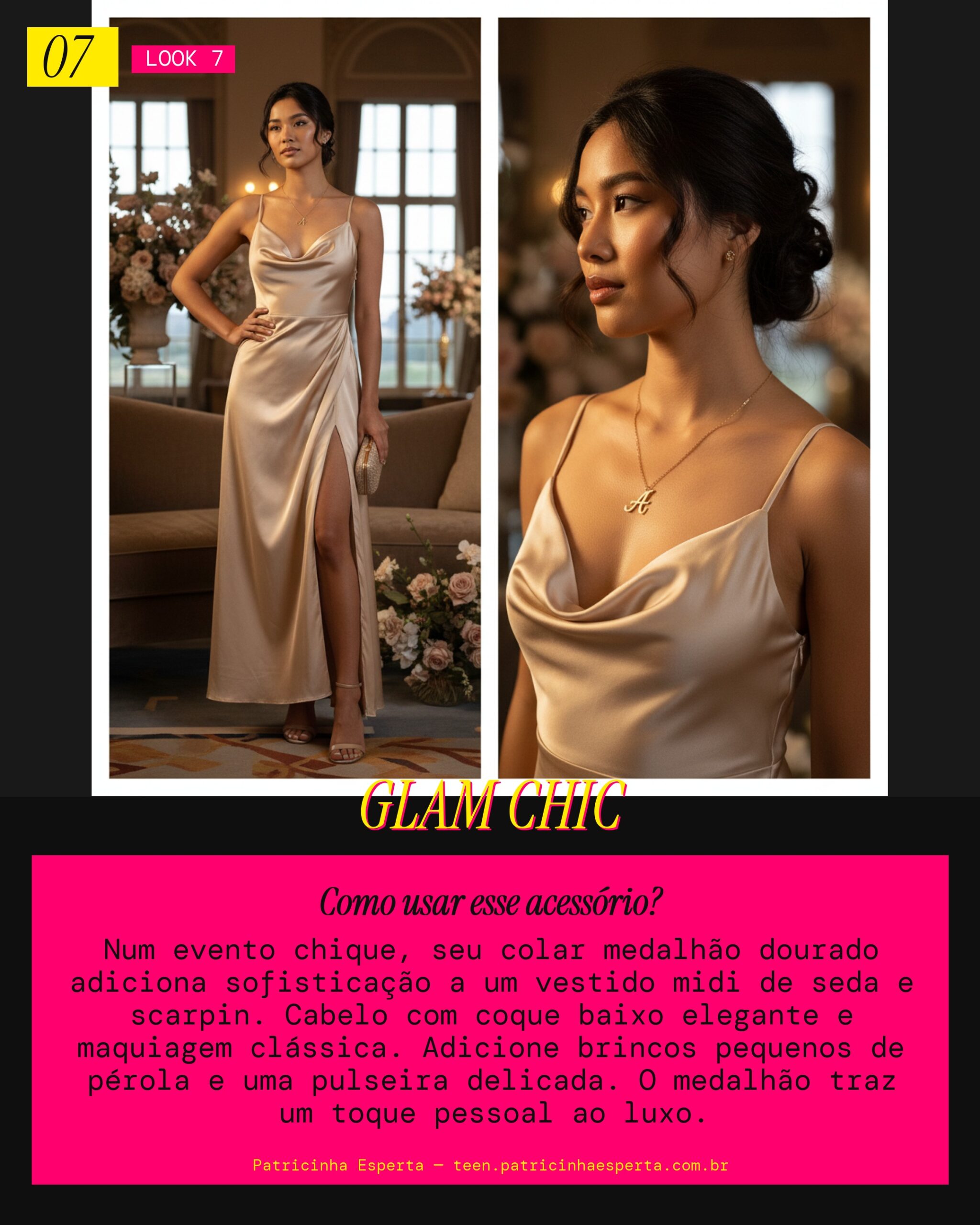 Colar Medalhão: Toque Elegante em Eventos Especiais