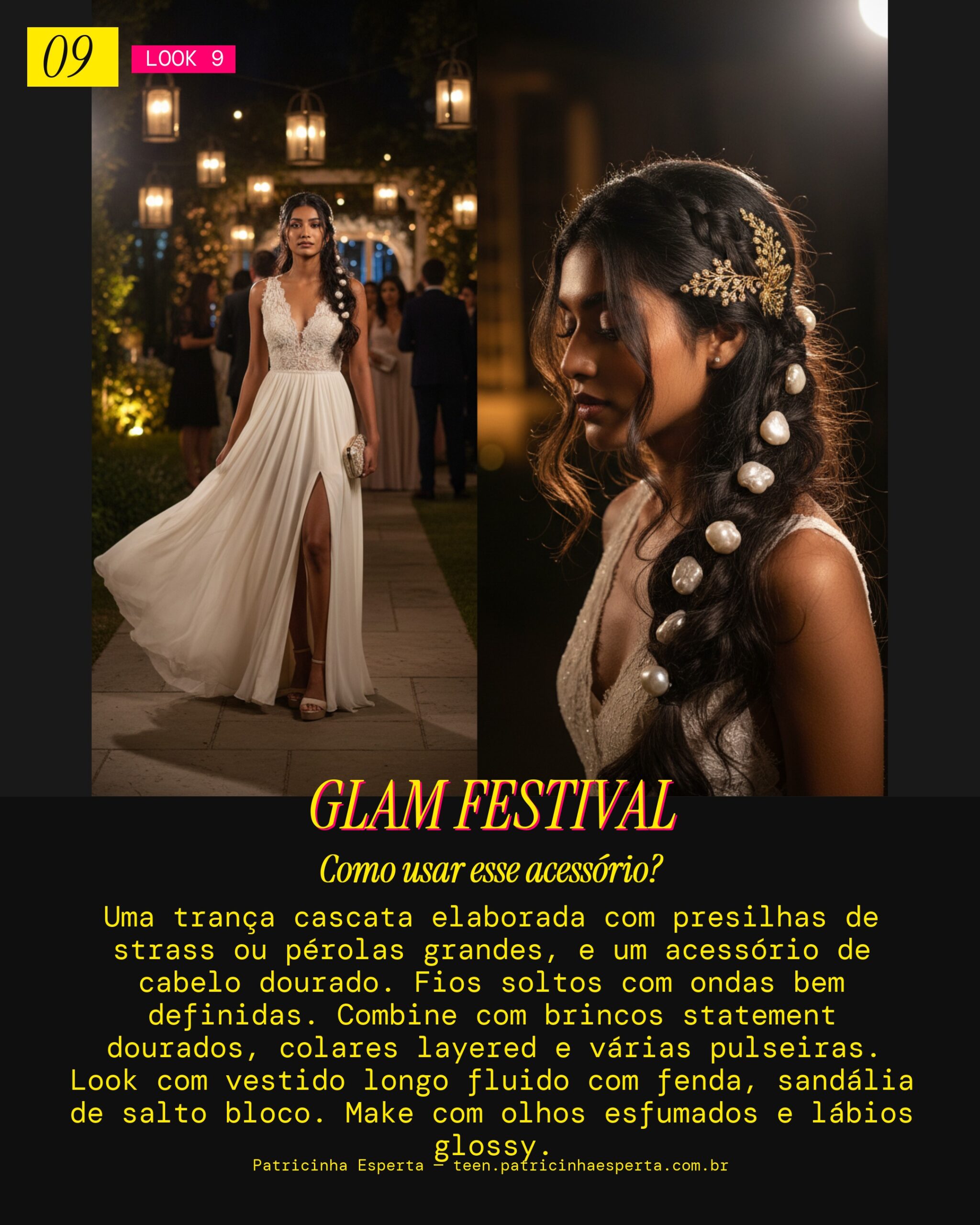 Trança Boho Glam: Red Carpet Festival