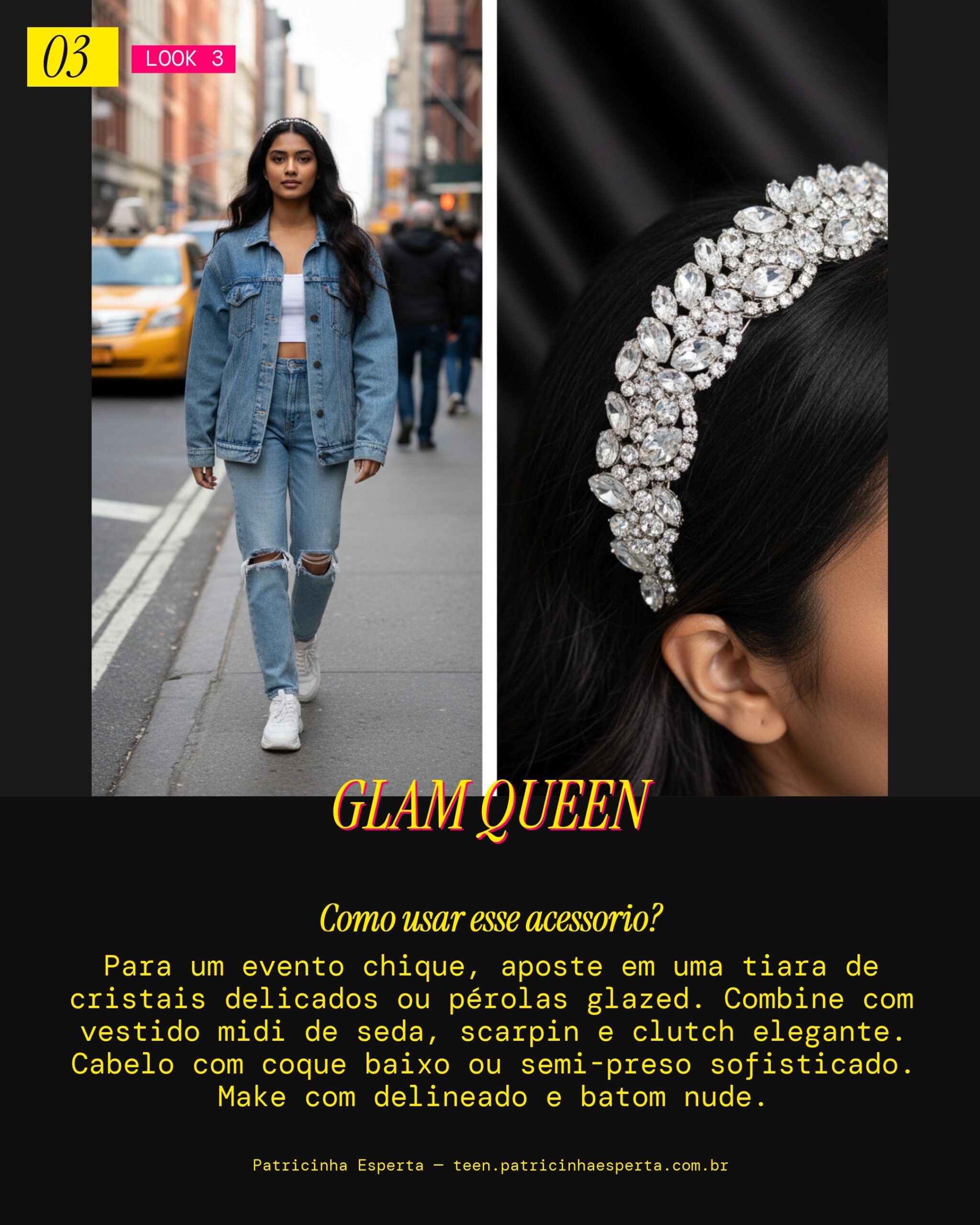 Tiara Princesa Moderna: Gala Glam