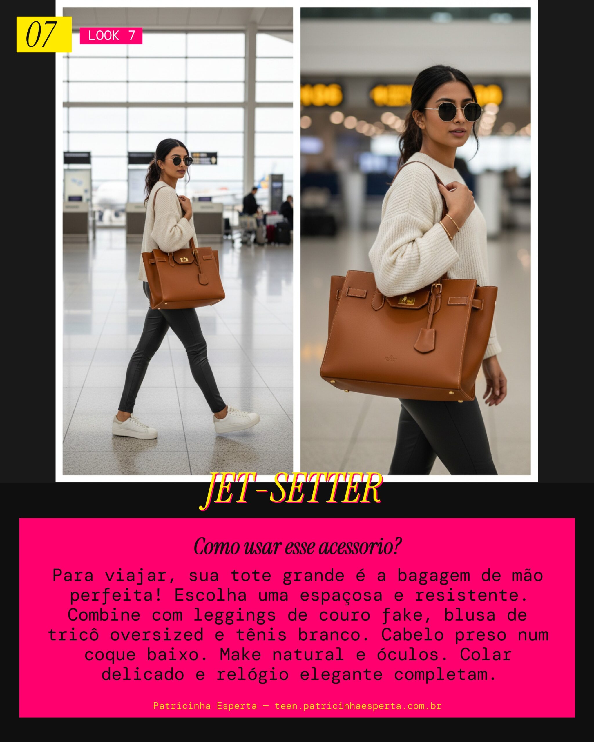 Look 7: Tote Traveler Chic
