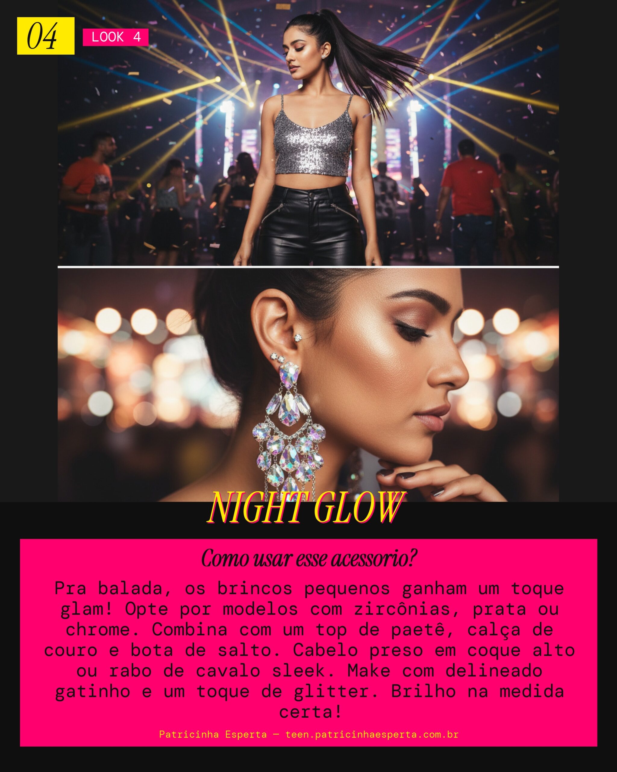 Brinco Pequeno Minimalista: Vibe Festa Noturna Glam