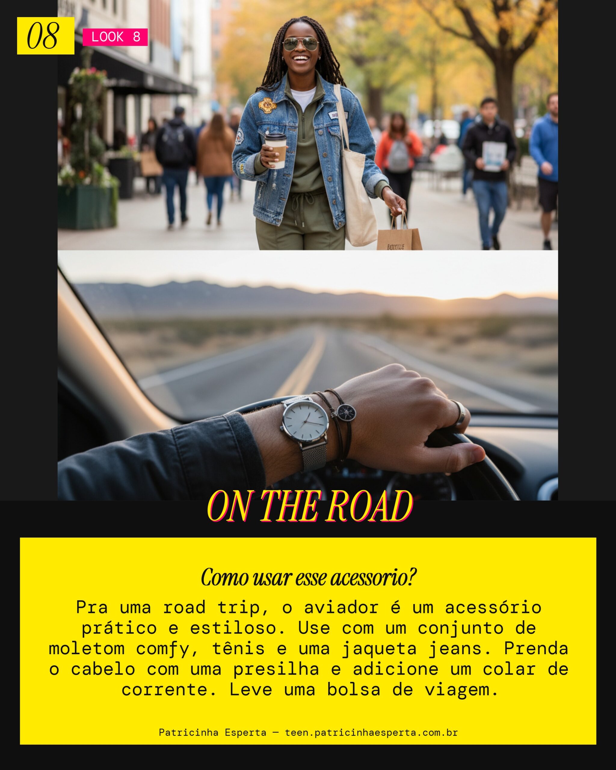 Look 8: Aviador Road Trip Ready