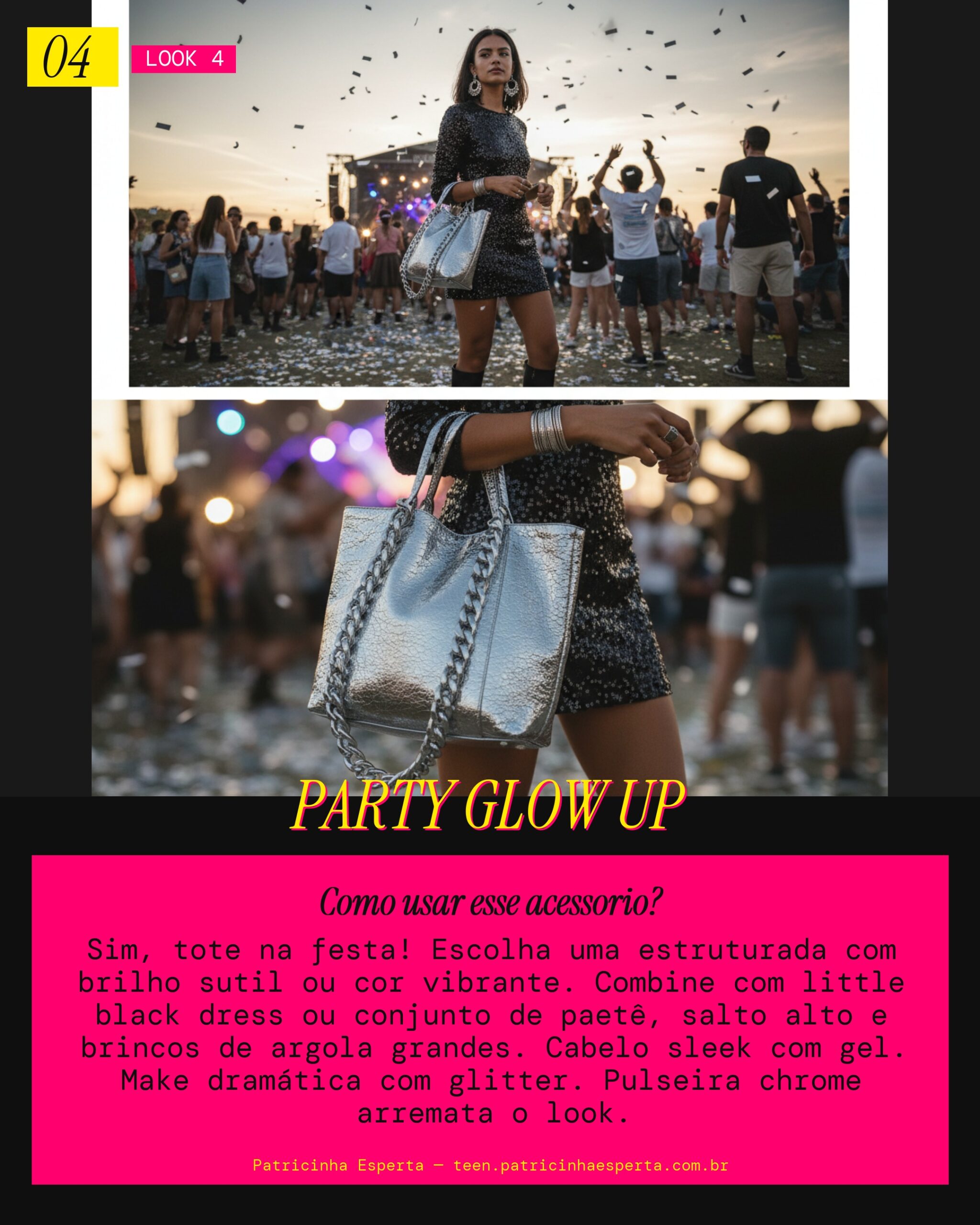 Look 4: Tote Night Out Glam